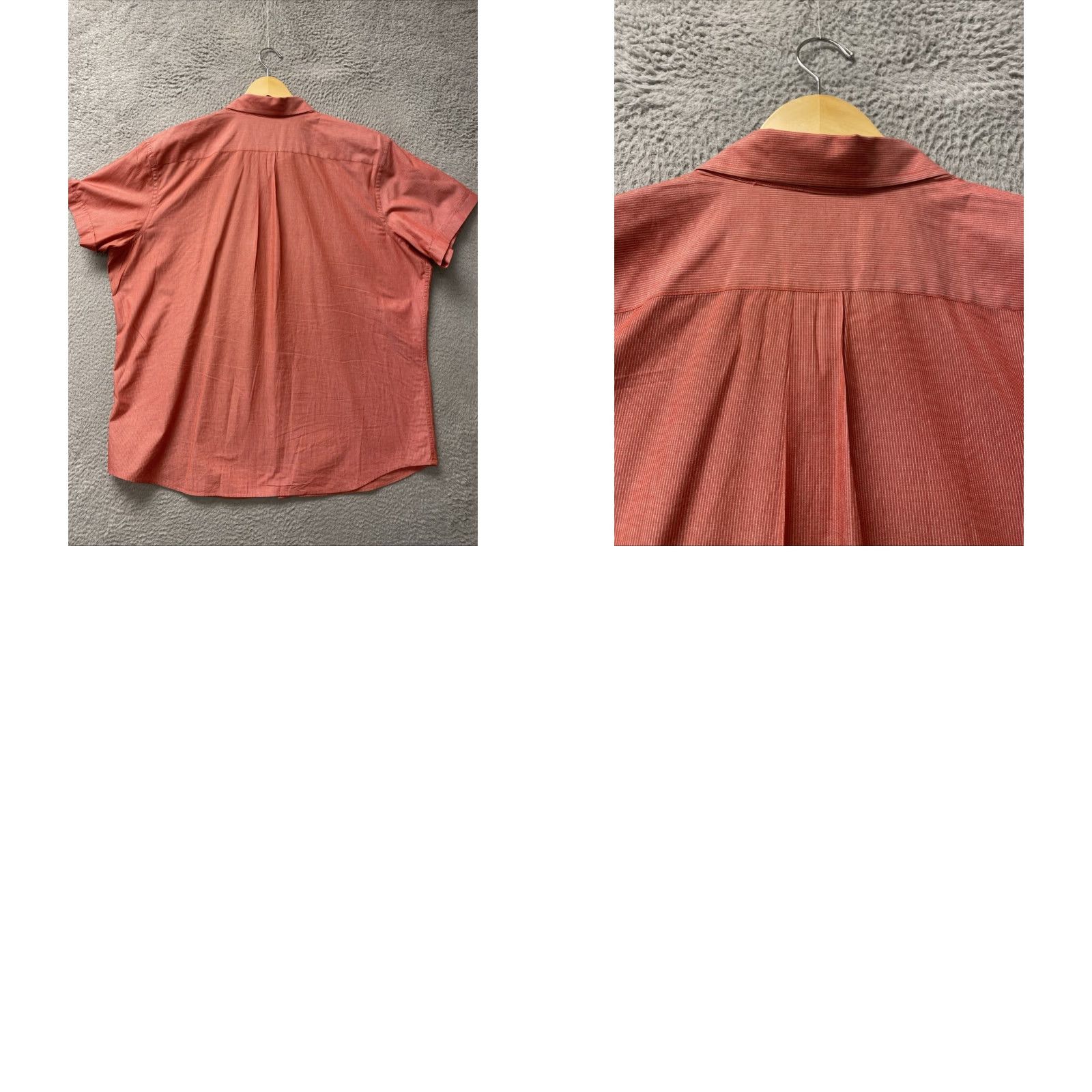 Banana Republic VINTAGE Banana Republic Shirt Men XXL Casual Short Sleeve Collared Red Stripes Cotton Size US XXL / EU 58 / 5 - 8 Thumbnail