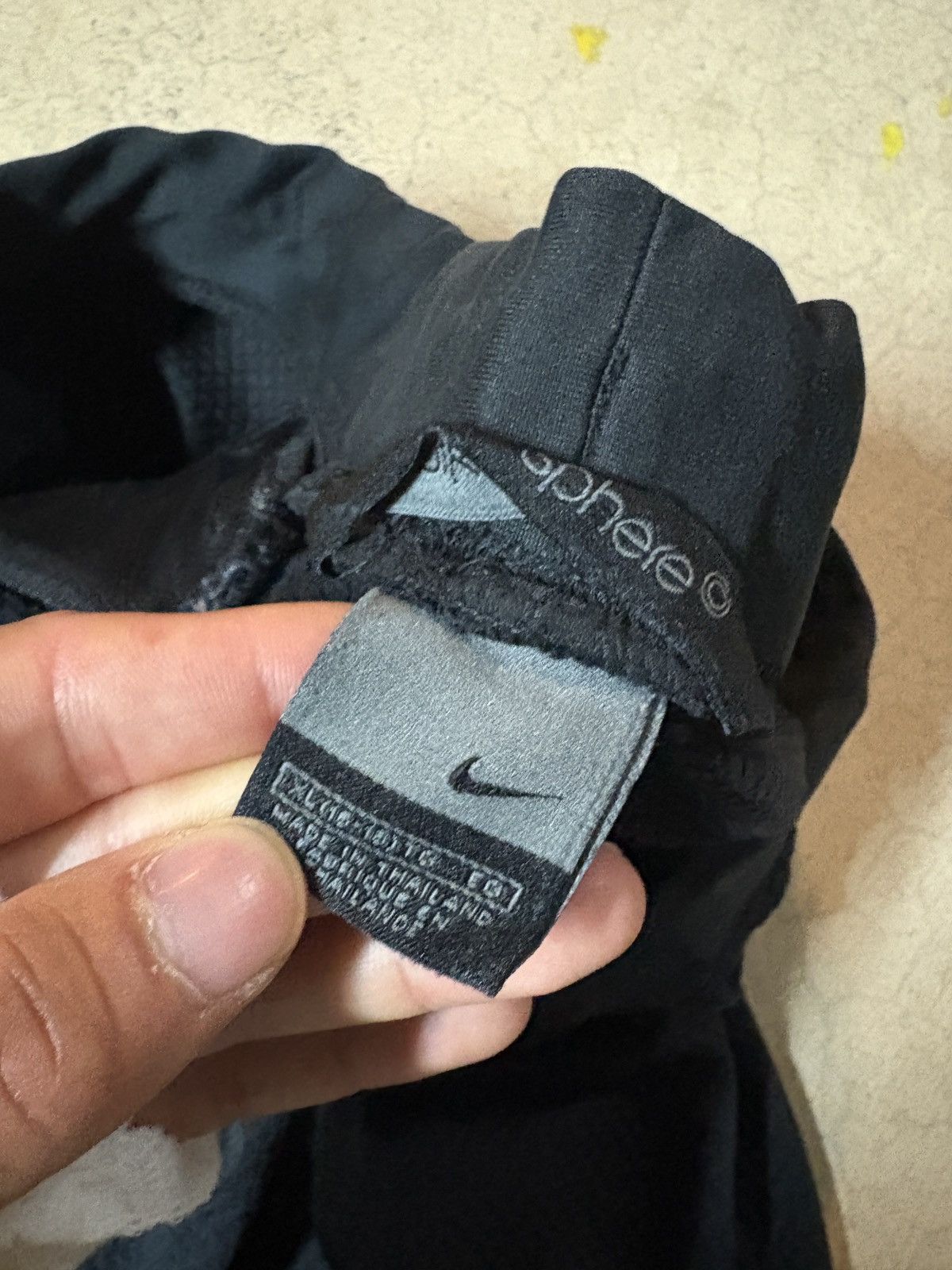 Nike Womens Vintage 00's Nike Y2K Sphere Baggy Sweatpants Black Size US 32 / EU 48 - 4 Thumbnail