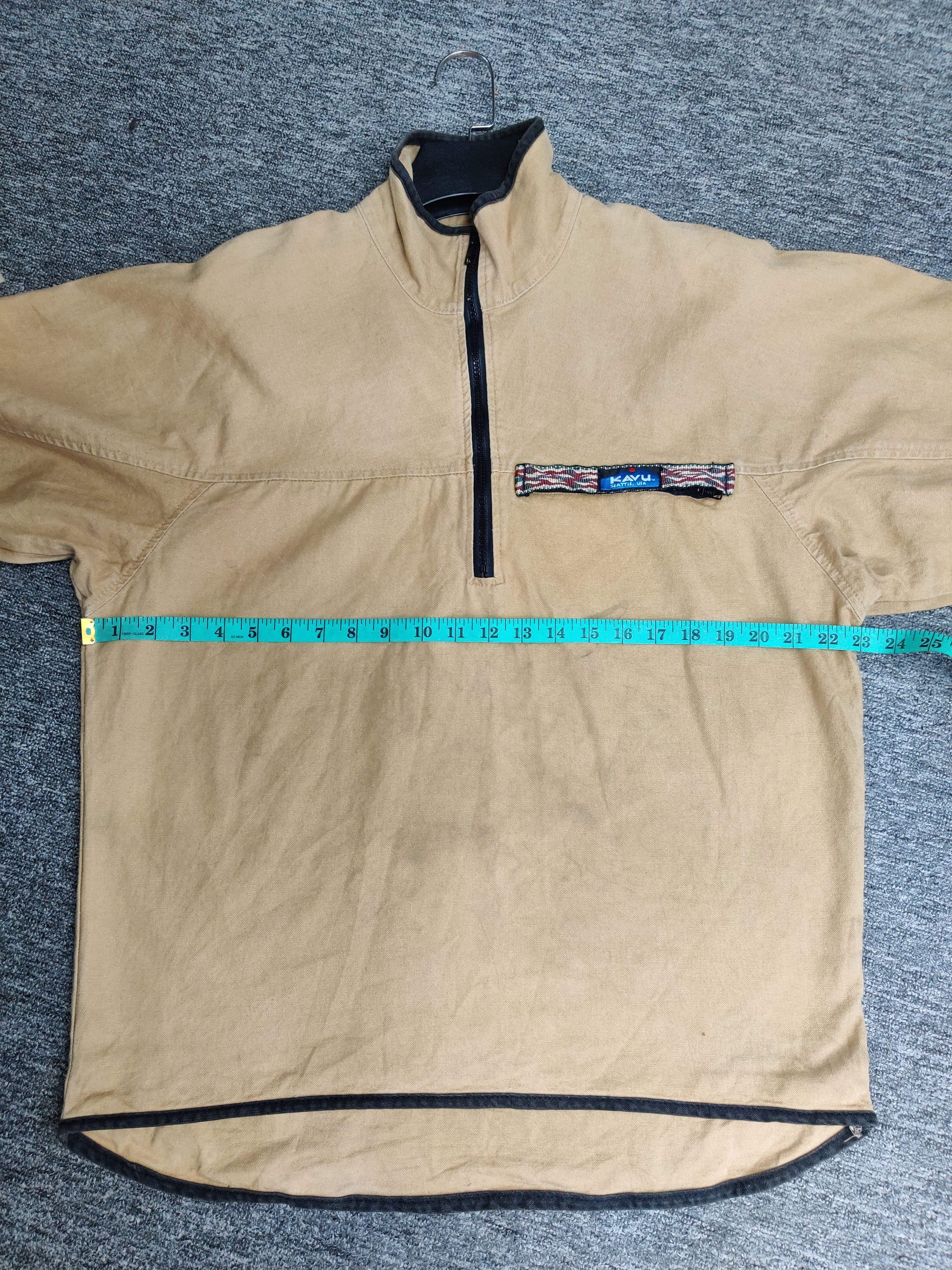 KAVU Vintage Kavu Duck Canvas Half Zipper Jacket Size US M / EU 48-50 / 2 - 13 Thumbnail