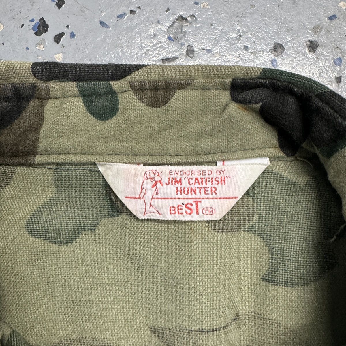 Vintage Vintage 70s Best Jim Catfish Hunter Camo Flannel Shirt Size US S / EU 44-46 / 1 - 5 Thumbnail
