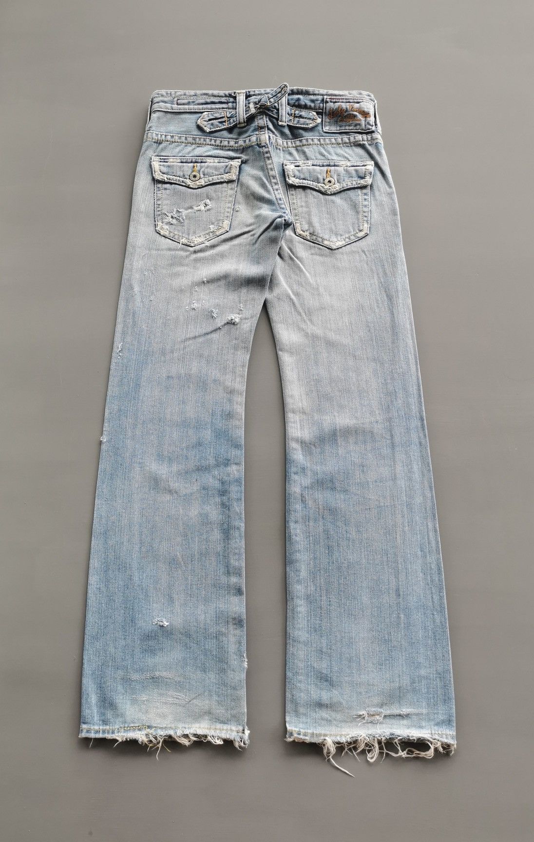Japanese Brand Flared Bootcut Lady Vintage Brappers Japan Jeans Size 30" / US 8 / IT 44 - 7 Thumbnail