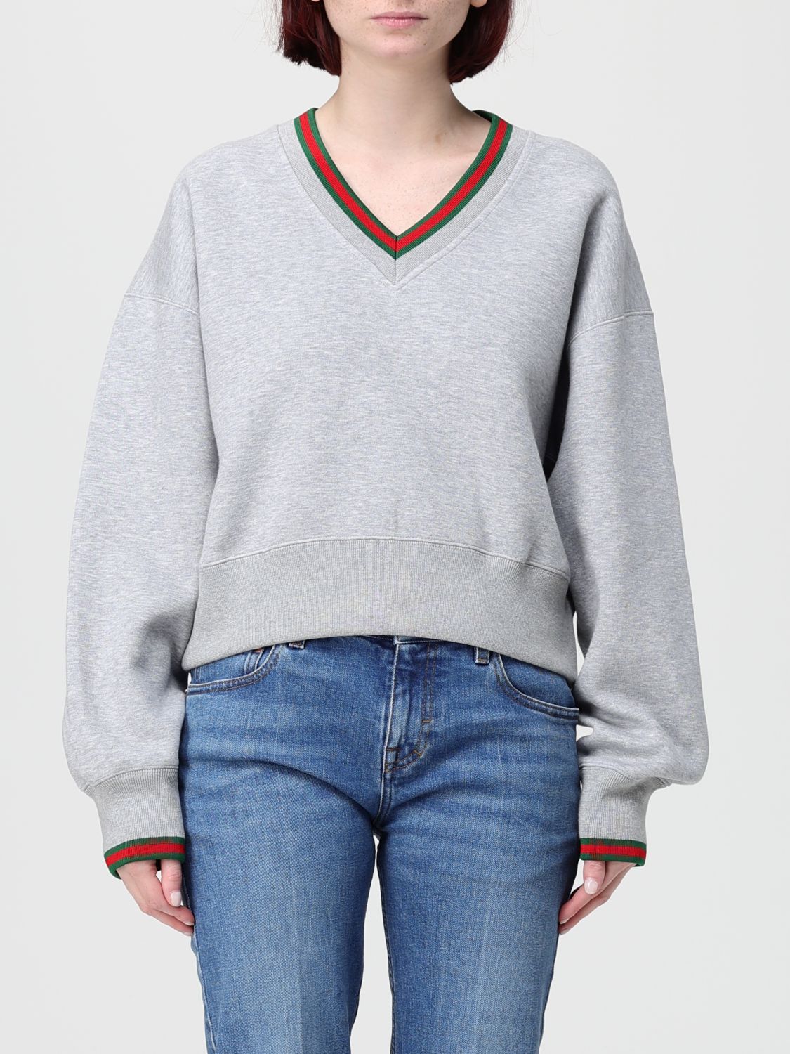 Gucci Sweatshirt Woman Grey