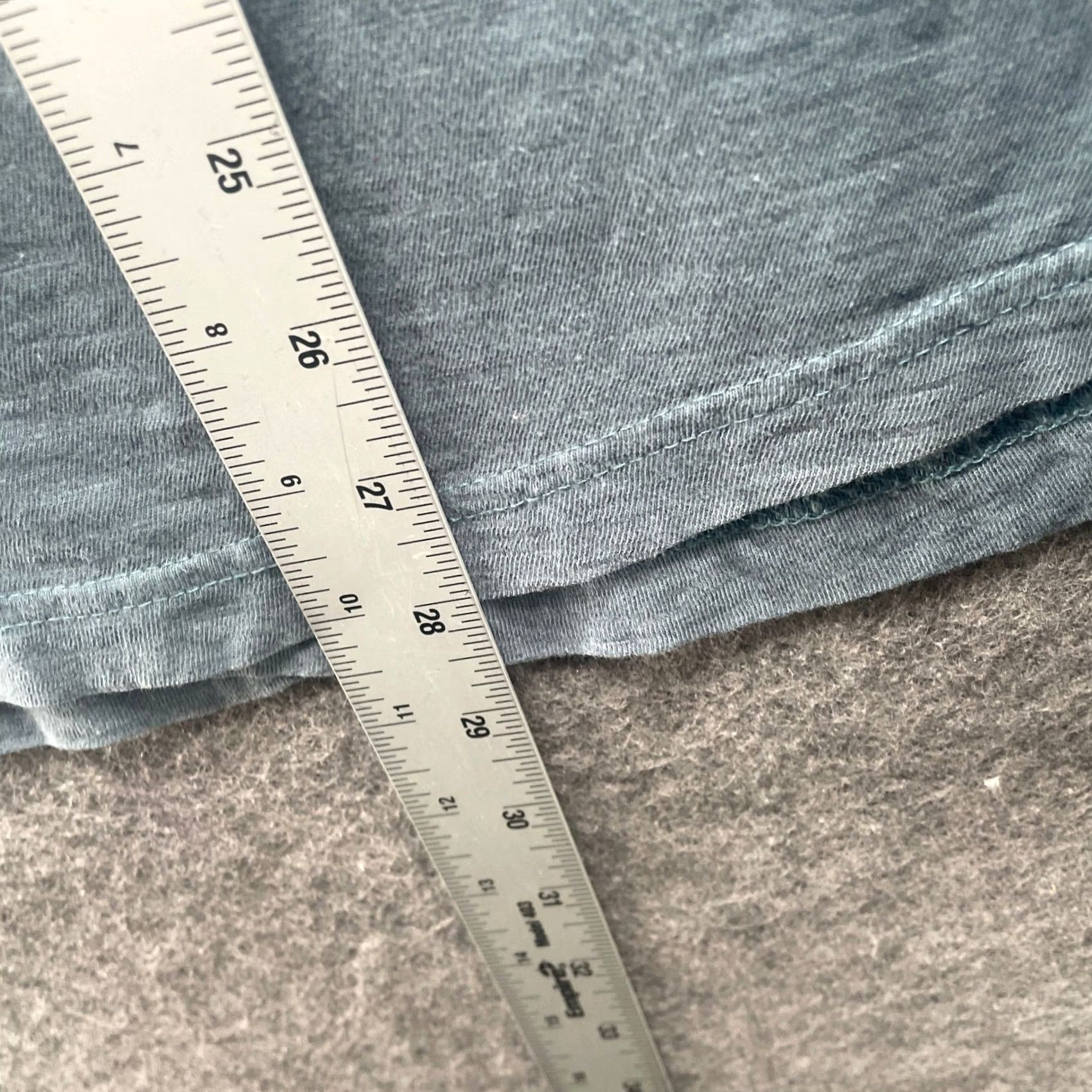 Onia Onia Henley Long Sleeve T-Shirt Mens L Dusty Blue Cotton Size US L / EU 52-54 / 3 - 7 Thumbnail
