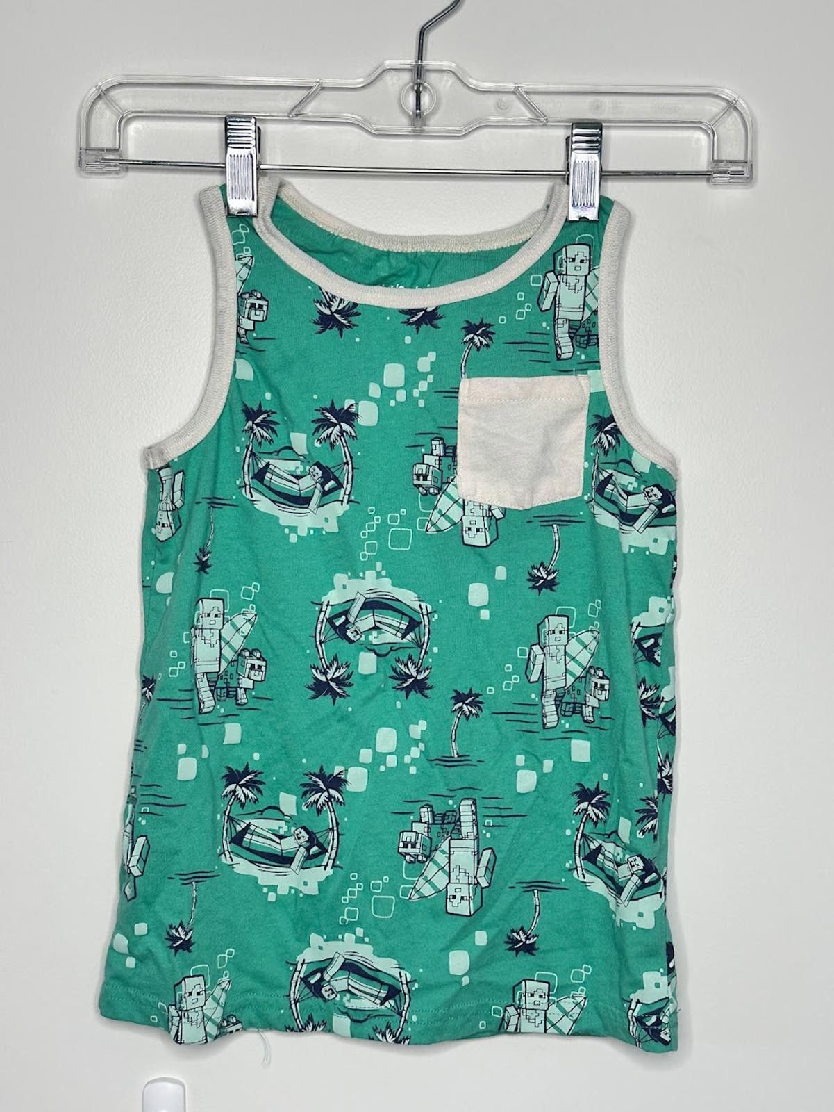 Other Jumping Beans Minecraft Tank - Sz. 7 Size US XXS / EU 40 - 1 Thumbnail