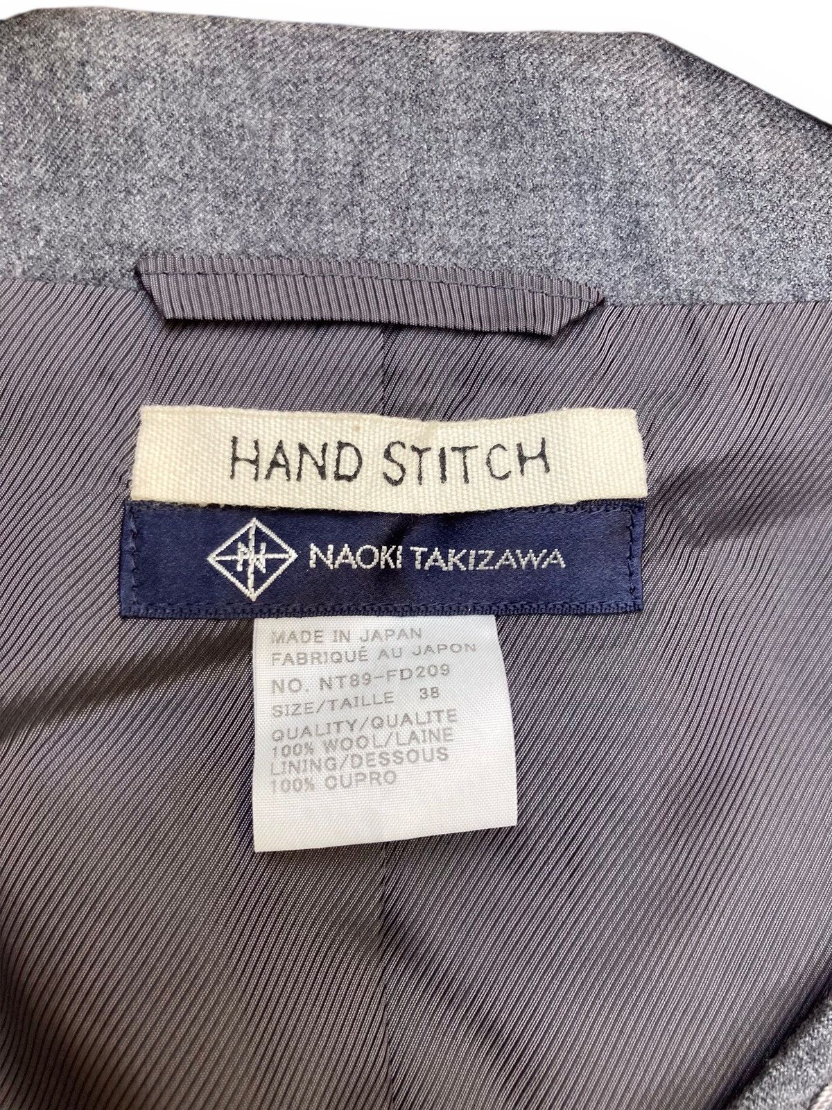 Issey Miyake Rare! NAOKI TAKIZAWA Avant-Garde Asymmetric Blazer Size M / US 6-8 / IT 42-44 - 14 Thumbnail