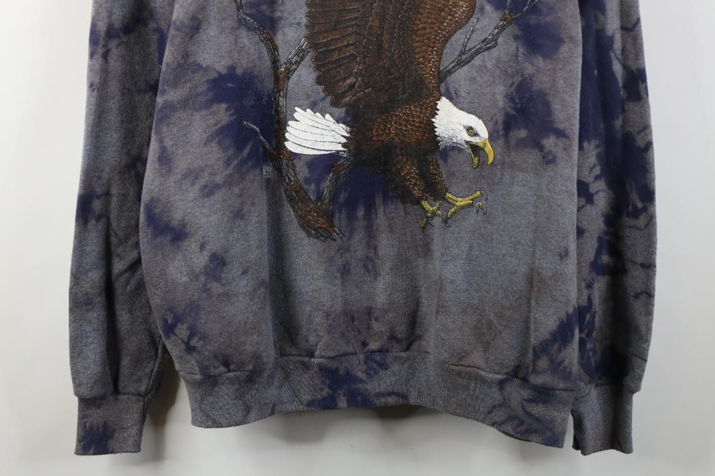 Vintage Vintage 90s Streetwear Nature Eagle Crewneck Sweatshirt USA Size US XL / EU 56 / 4 - 3 Thumbnail