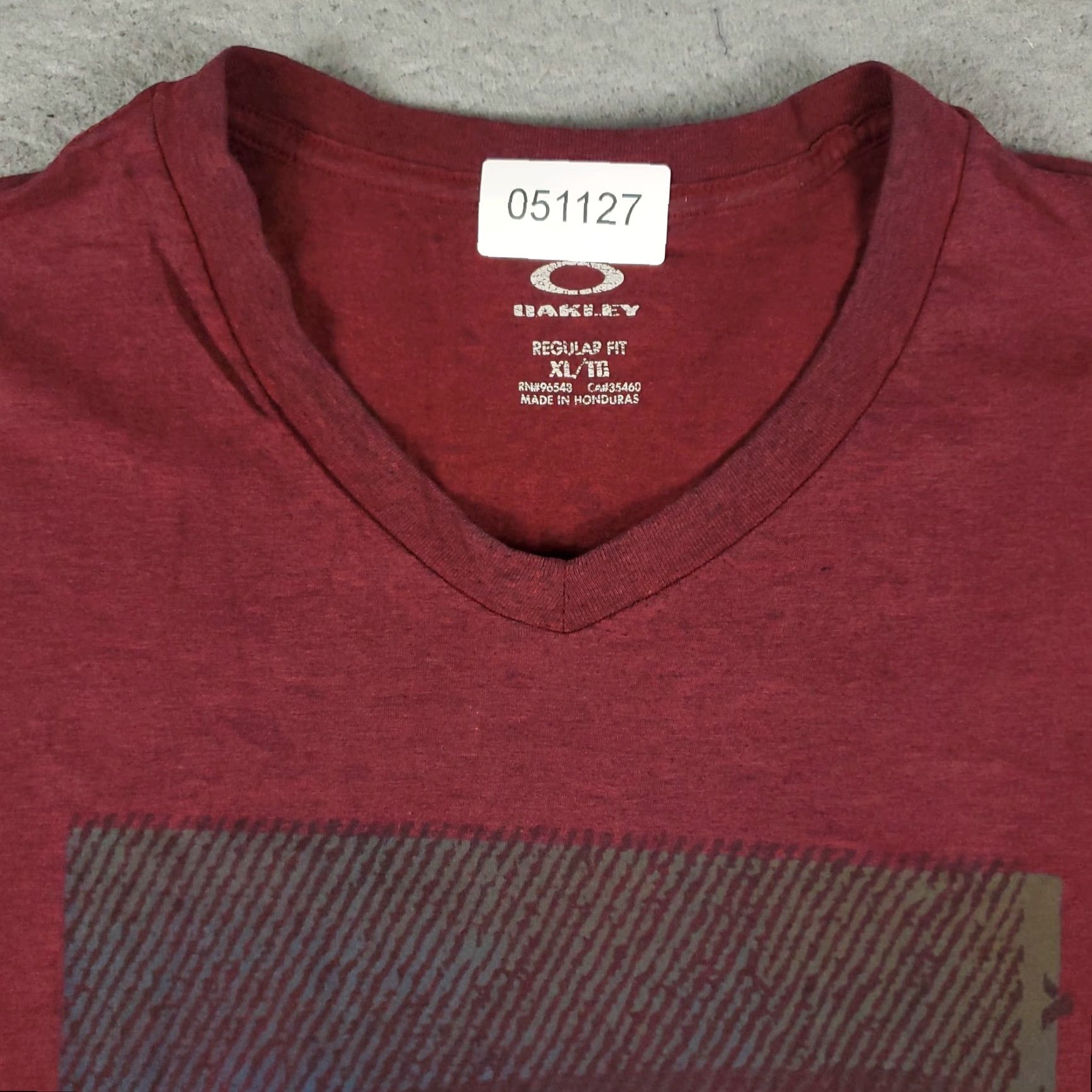 Oakley Oakley T Shirt Mens Size XL Red Casual Short Sleeve Adult Size US XL / EU 56 / 4 - 3 Thumbnail