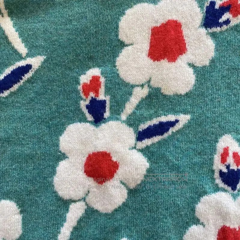 Chanel Chanel Spring Autumn Lake Blue Cashmere Sweater . Size M / US 6-8 / IT 42-44 - 5 Thumbnail