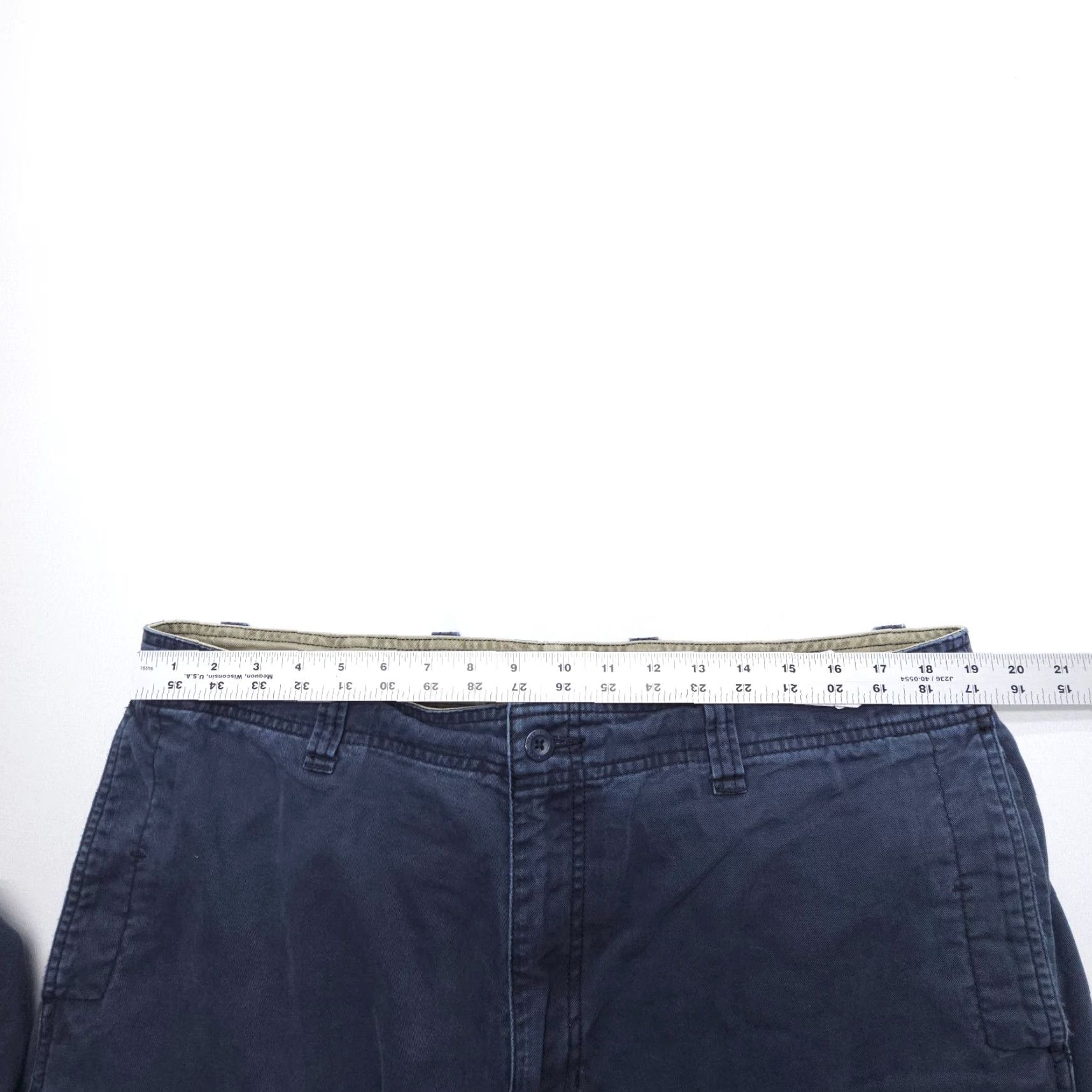 Old Navy VINTAGE Old Navy Cargo Pants Mens 38 x 30 Blue Cotton Twill Army 90s 5-Pocket Regular Straight Size US 38 / EU 54 - 7 Thumbnail