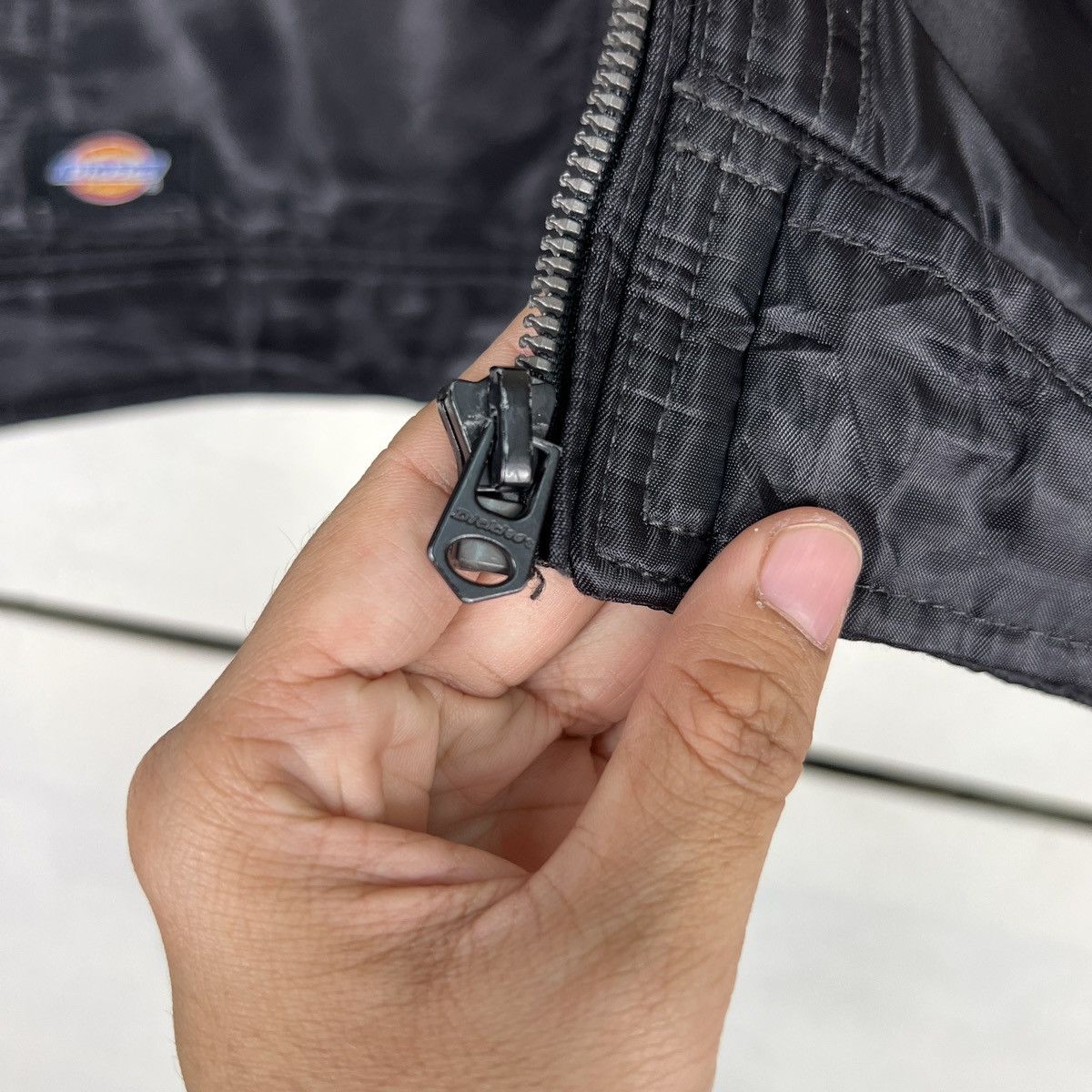 Dickies 🔥 DIEKIES BLACK MOTO JACKET Size US L / EU 52-54 / 3 - 15 Thumbnail