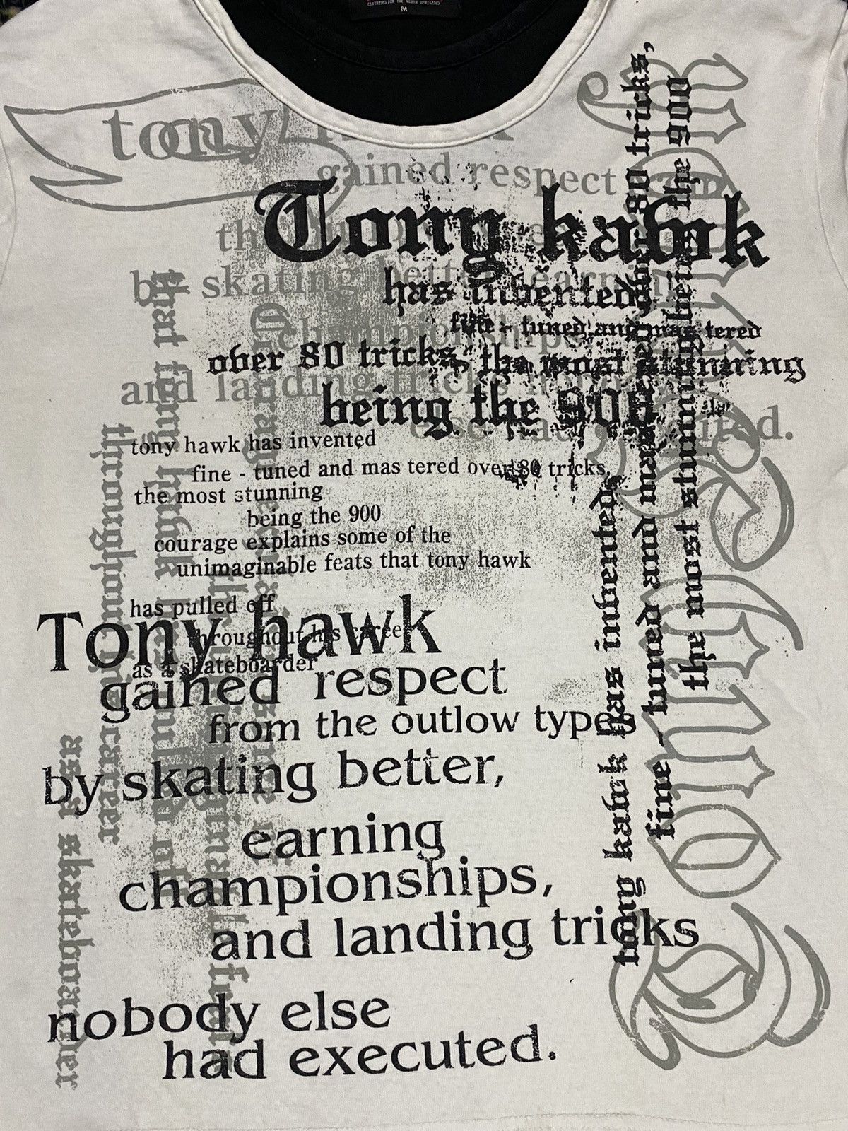 If Six Was Nine × Japanese Brand × Le Grande Bleu (L.G.B.) Y2K tony hawk skate poem longsleeve Size US M / EU 48-50 / 2 - 2 Thumbnail