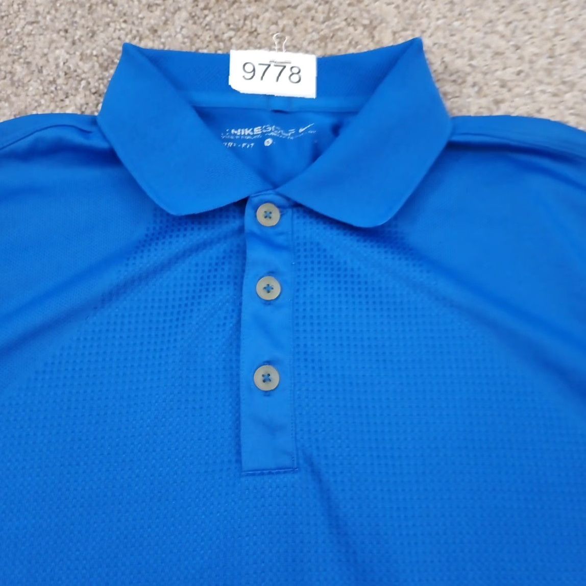 Nike Nike Golf Polo Shirt Mens Small Blue Short Sleeve Polyester Size US S / EU 44-46 / 1 - 2 Thumbnail