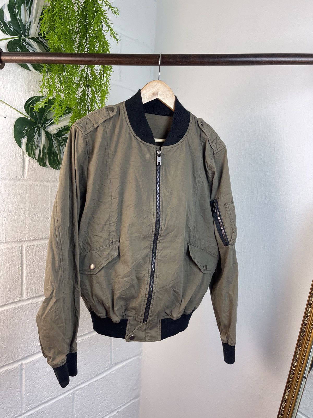5351 POUR LES HOMMES 5351 Pour Les Hommes Bomber army Jacket Size US M / EU 48-50 / 2 - 1 Thumbnail