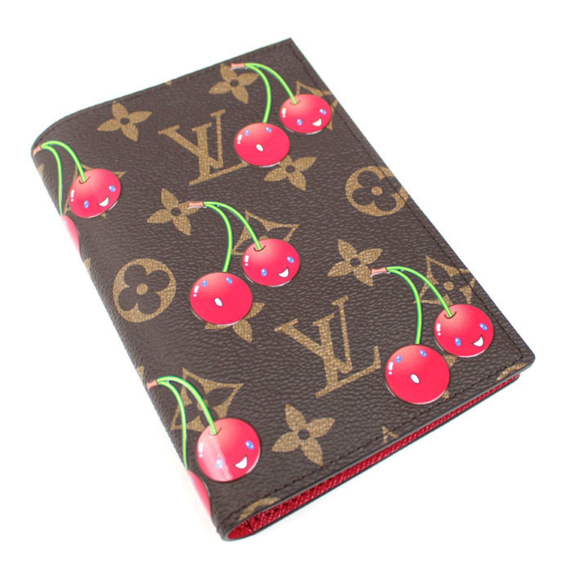 Louis Vuitton LOUIS VUITTON Couverture Passport MM Case LVxTM Monogram Cherry M13424 Women's Size ONE SIZE - 1 Thumbnail