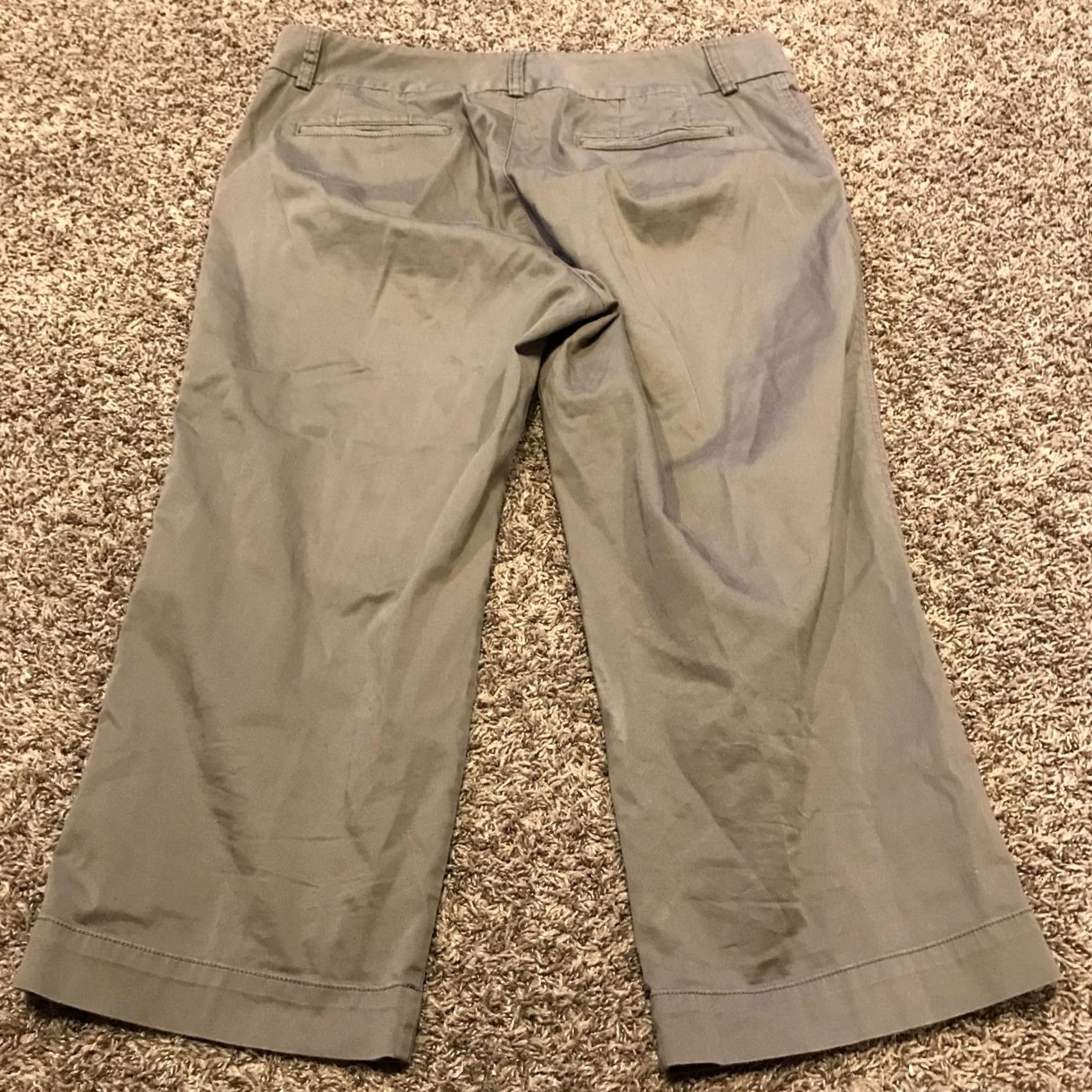 Eddie Bauer Eddie Bauer Capri Pant Womens 12 Mercer Fit Beige Capris 34W 22In Inseam Pockets — Casual Vintage: No Size ONE SIZE - 5 Thumbnail
