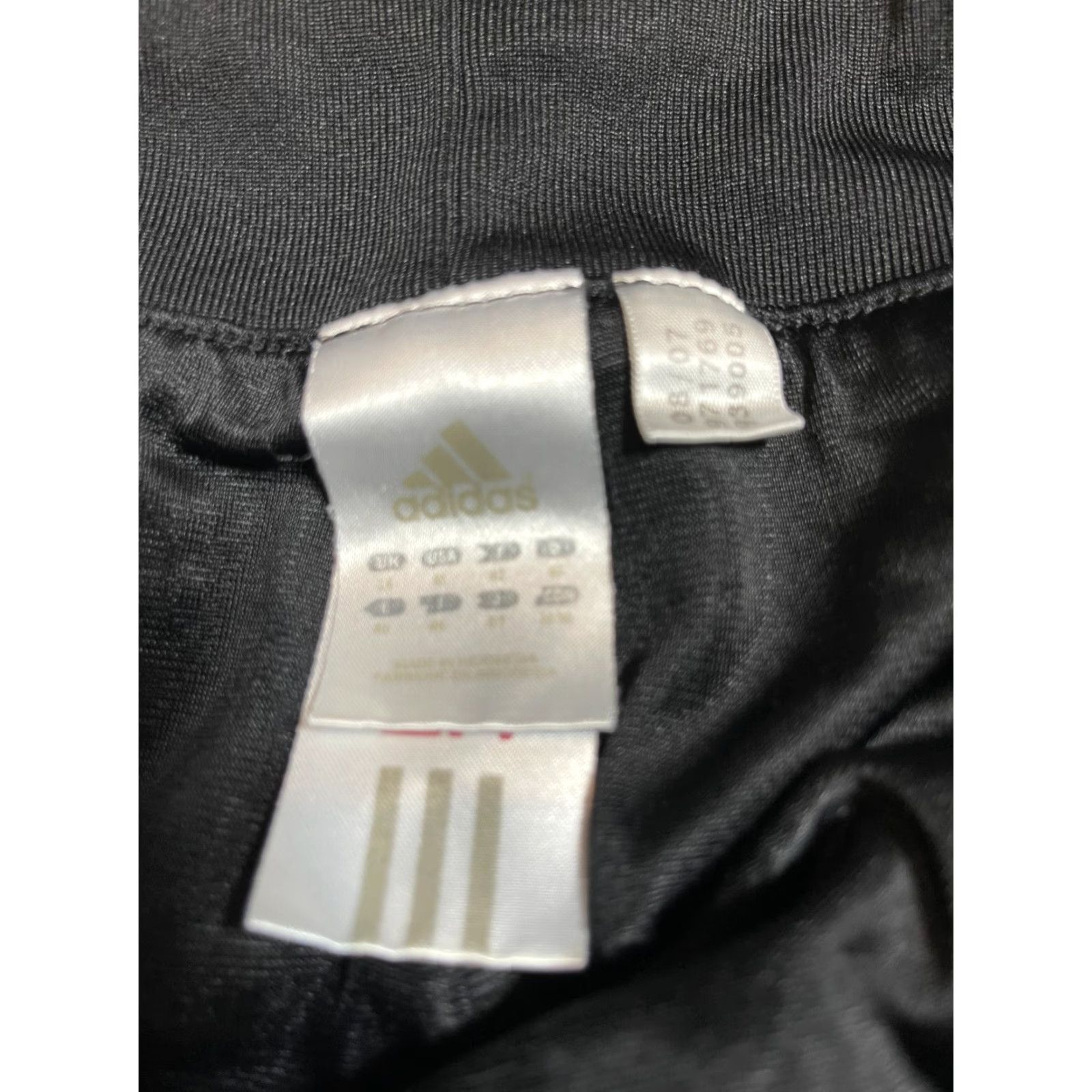 Adidas VINTAGE Adidas Jogger Pants Mens M Black White Stripes Athletic Size US 31 - 4 Thumbnail