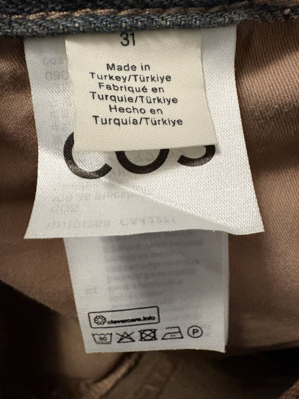 Cos COS Denim Dirty Blue Straight Jeans Size US 31 - 4 Thumbnail