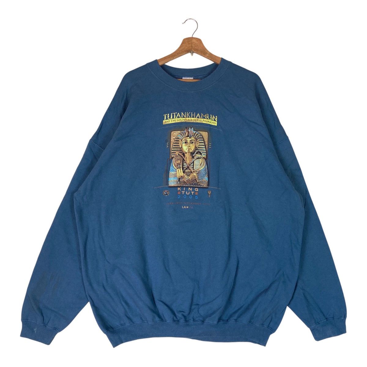 Gildan Vintage Gildan Pharaoh Graphic Pullover Jumper Sweatshirt Size US XXL / EU 58 / 5 - 1 Thumbnail