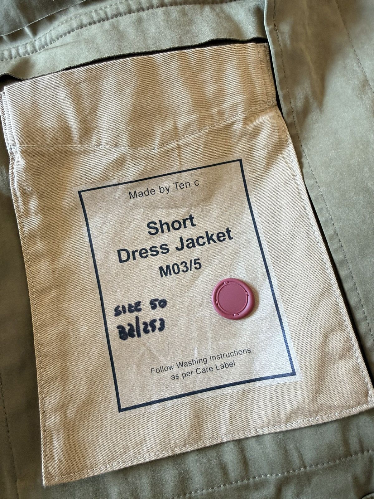 Ten C Ten C Short Dress Jacket (Khaki) Size US M / EU 48-50 / 2 - 3 Thumbnail