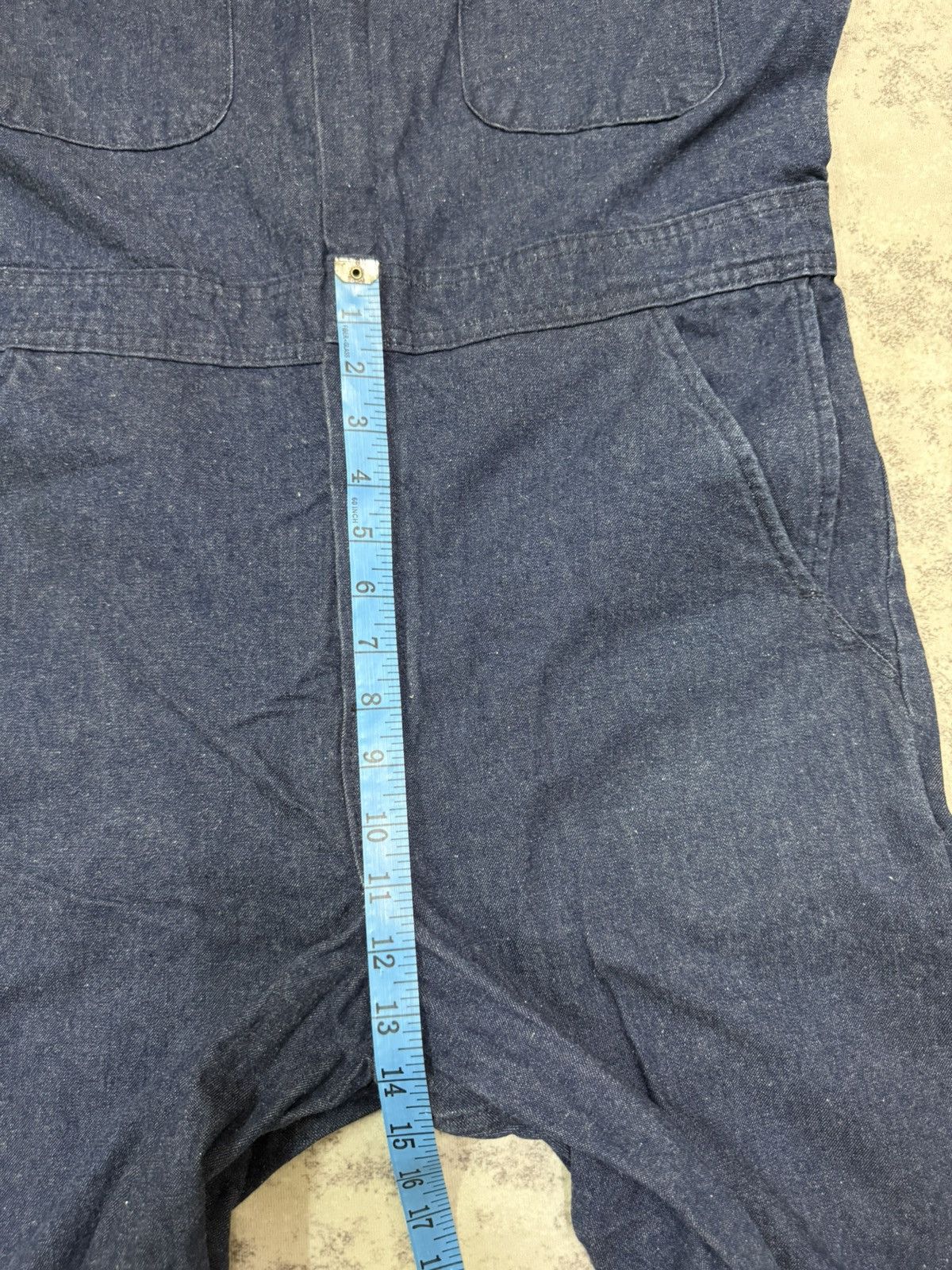 Vintage Unbranded Carpenter Denim Overall Size US 36 / EU 52 - 22 Thumbnail