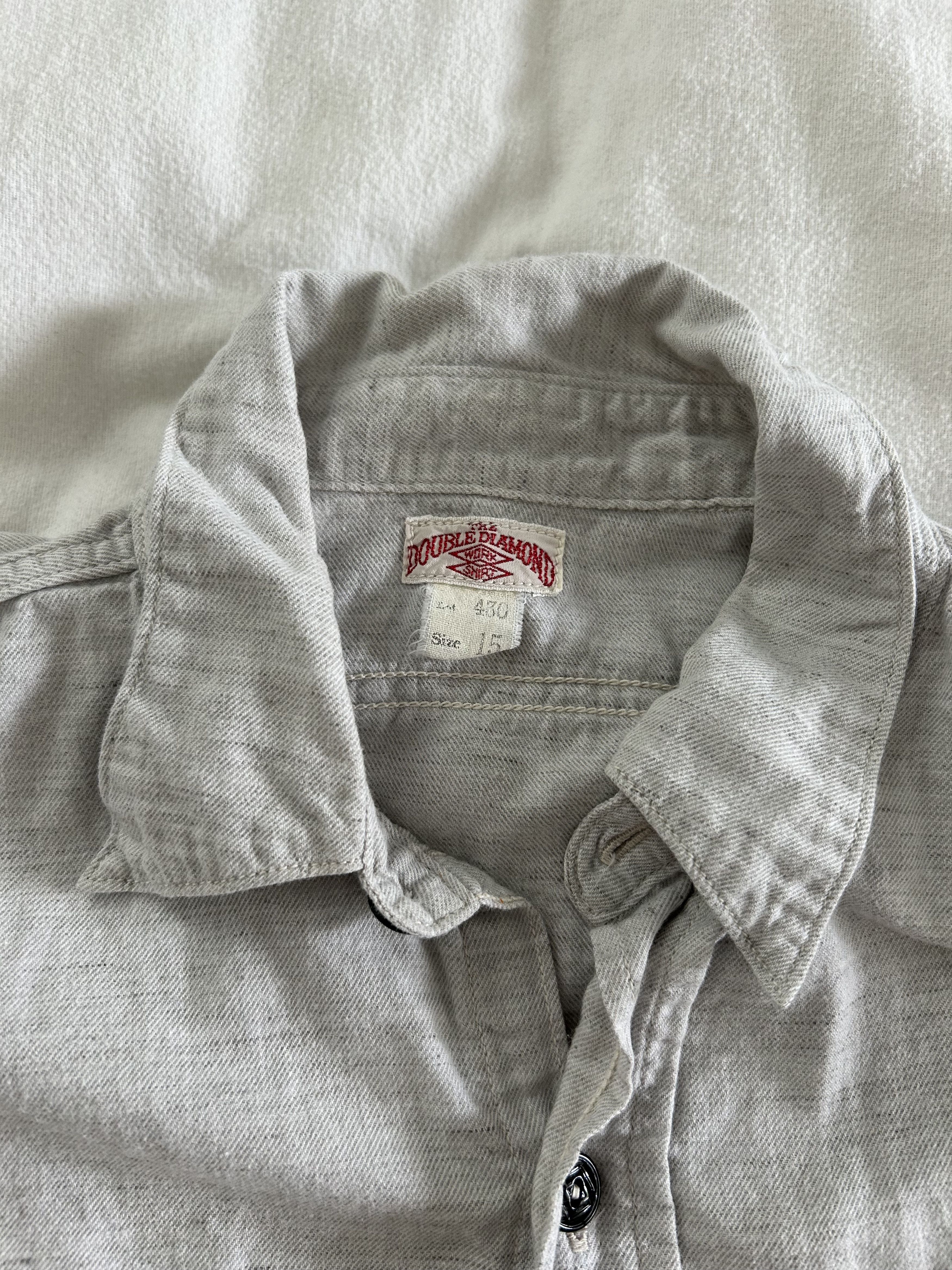 The Real McCoy's Real McCoy's Long Sleeve Work Shirt Cotton Size 15 Size US M / EU 48-50 / 2 - 5 Thumbnail