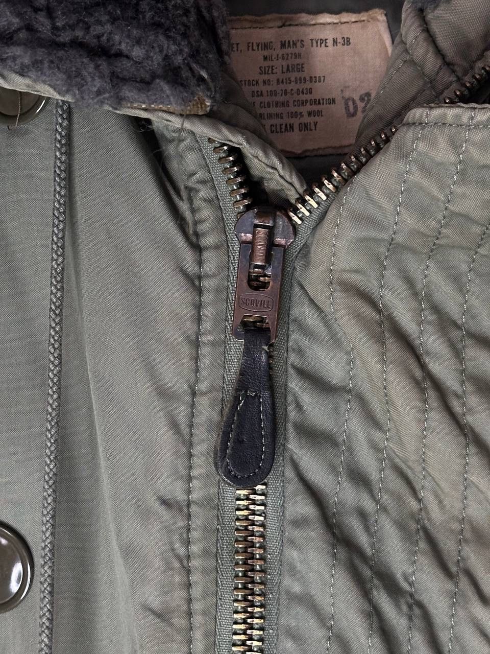Alpha Industries US Army N-3B Flying Jacket MIL-J-6279H Vintage 70s Military Size US L / EU 52-54 / 3 - 16 Thumbnail