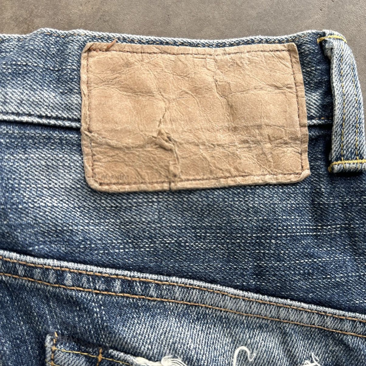 Edwin × Jean × Vintage Vintage Edwin Redline Faded Denim Jean Pant W30 Size US 30 / EU 46 - 12 Thumbnail