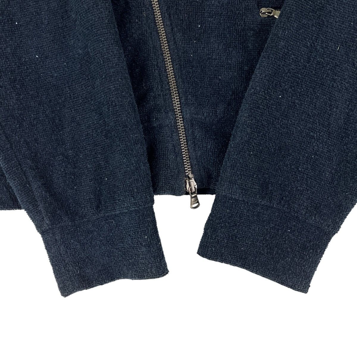 Emporio Armani 90s VINTAGE EMPORIO ARMANI ASYMETRICAL ZIPPER SWEATER JACKET Size US L / EU 52-54 / 3 - 8 Thumbnail