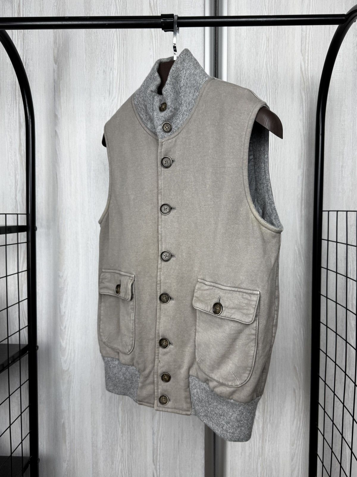 Other Capobianco grey cotton made in italy 2 pockets vest Size US XL / EU 56 / 4 - 7 Thumbnail