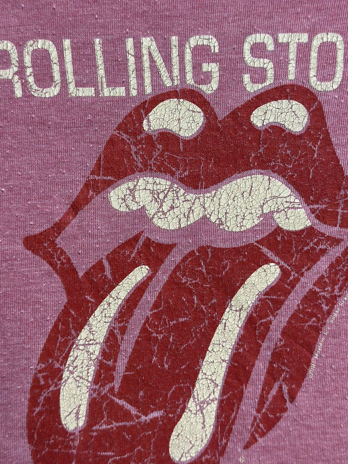 Band Tees Thrashed Vintage Rolling Stones Tour Long Sleeve Tee Fadee Size US M / EU 48-50 / 2 - 3 Thumbnail