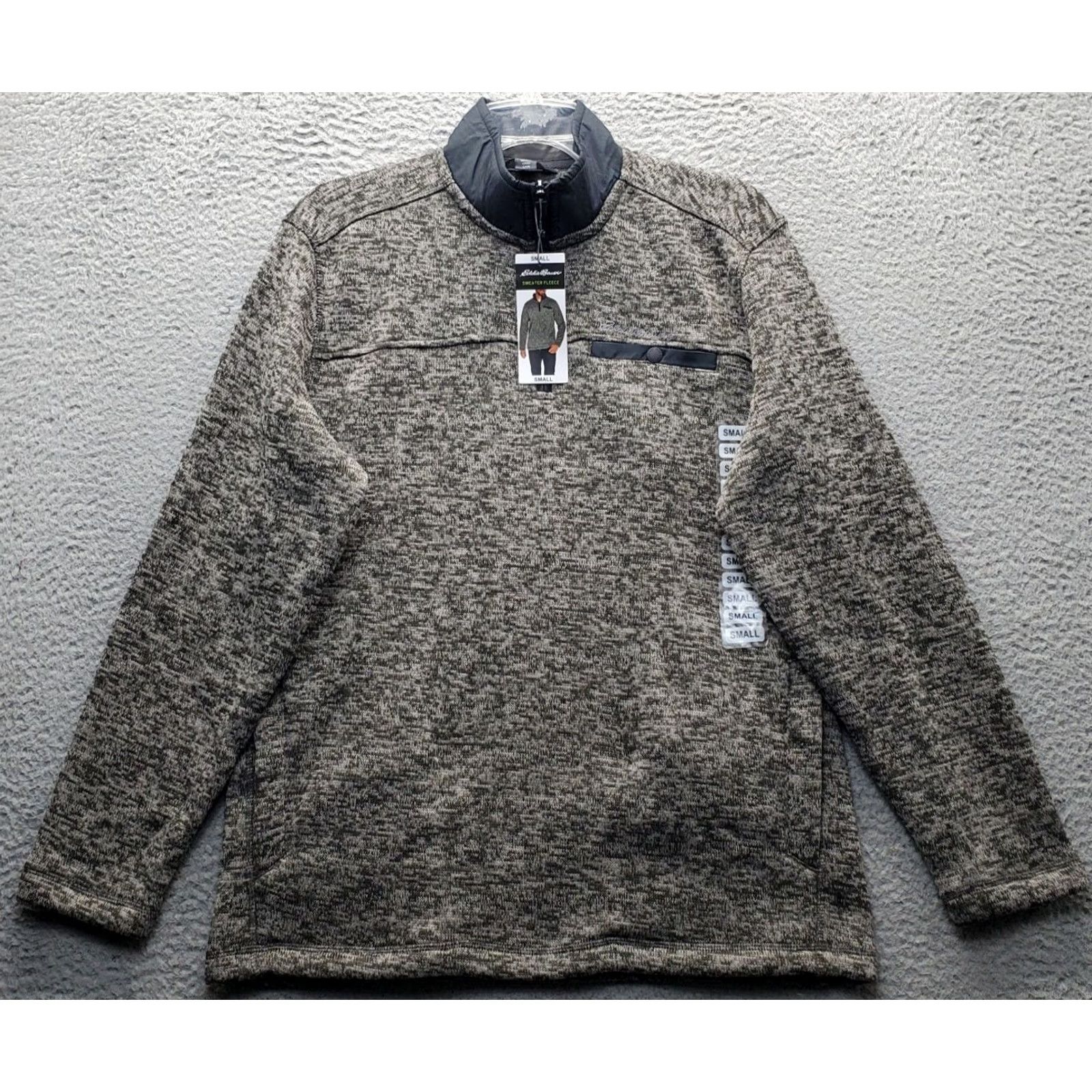 Eddie Bauer Eddie Bauer Mens S Warm Sweater Multi Fleece Knit 1/4 Zip Pullover Size US S / EU 44-46 / 1 - 2 Thumbnail
