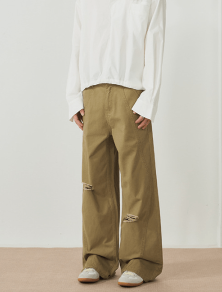 Japanese Brand American high street ripped patchwork loose baggy jeans Size US 32 / EU 48 - 4 Thumbnail