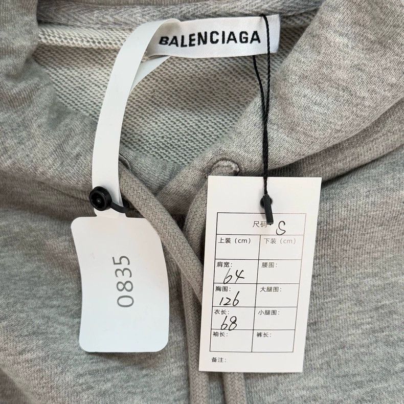 Other Balenciaga Grey lock logo hoodie size S Size US S / EU 44-46 / 1 - 2 Thumbnail