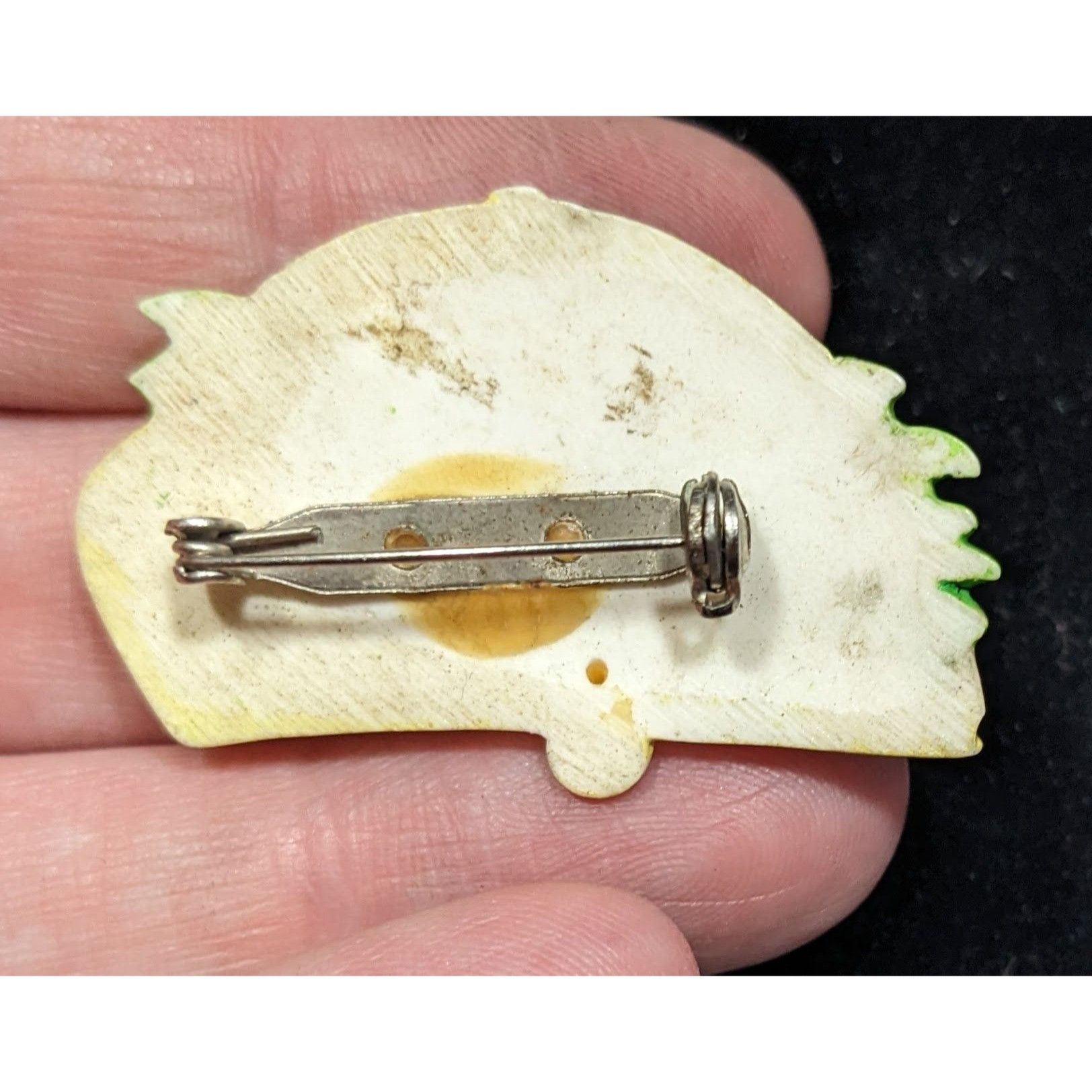 Other Vintage Taco Figural Brooch With Painted Details Size ONE SIZE - 4 Thumbnail