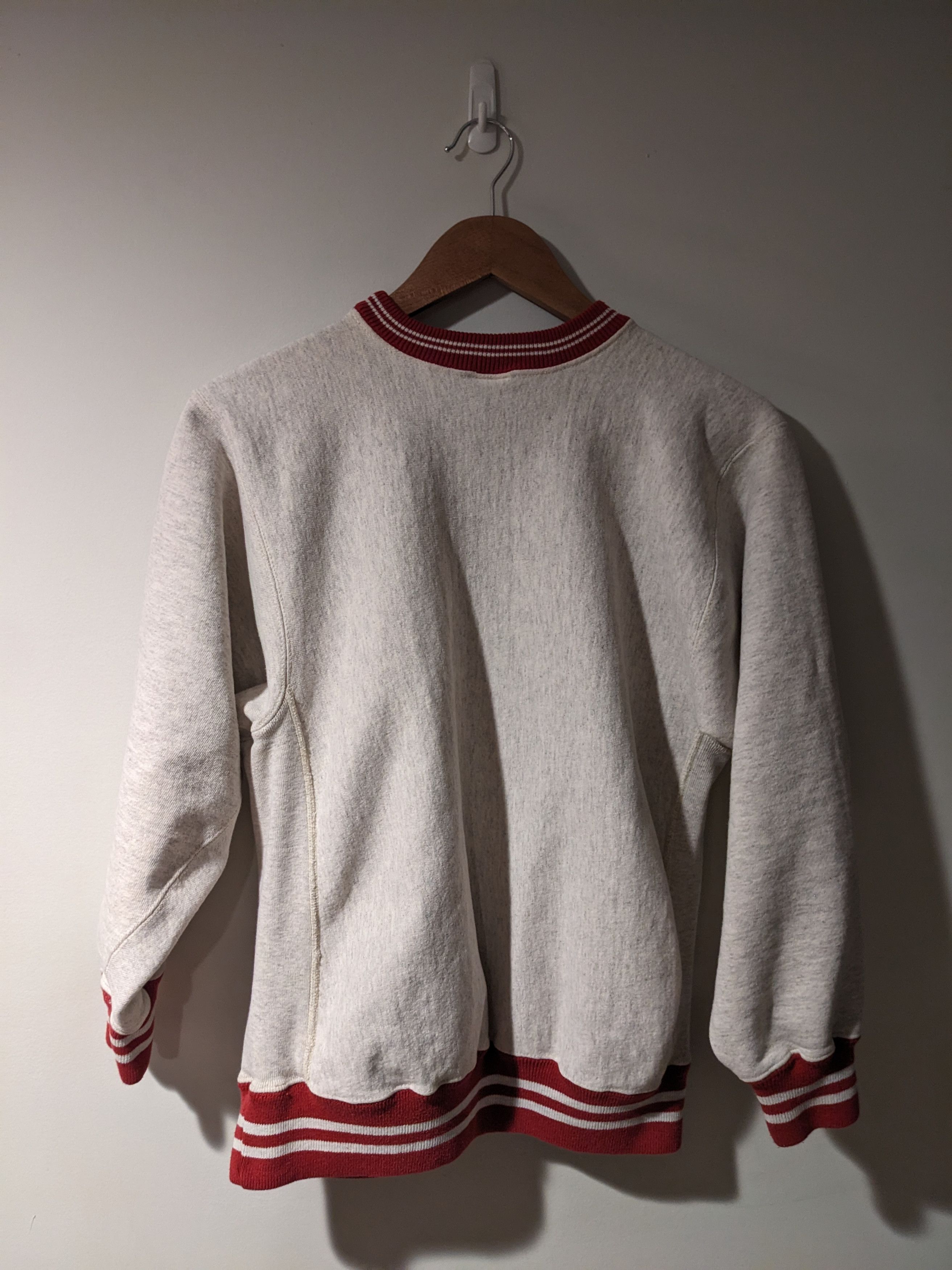 Champion × Vintage Vintage 90s Champion Spell Out Logo Reverse Weave Sweatshirt Size US L / EU 52-54 / 3 - 5 Thumbnail