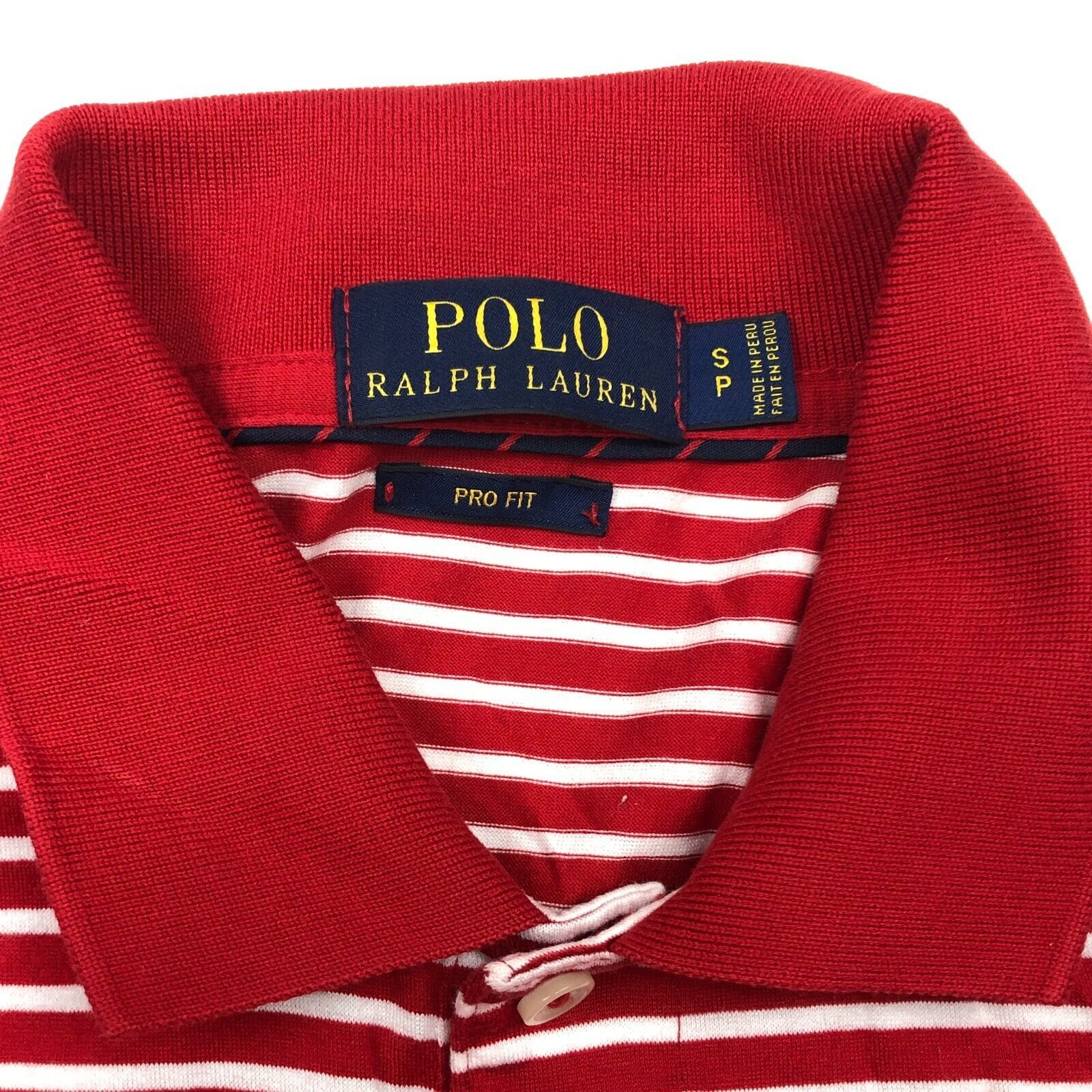 Ralph Lauren Polo Ralph Lauren Pro Fit Striped Shirt Top Size Small Size US S / EU 44-46 / 1 - 5 Thumbnail