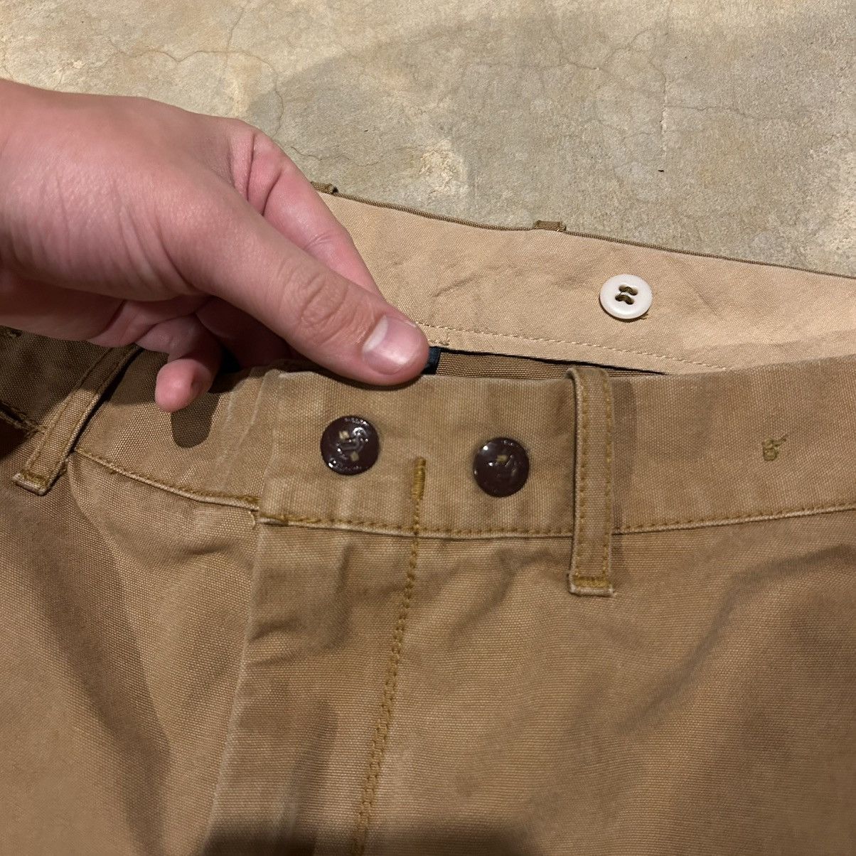 Polo Ralph Lauren × Ralph Lauren × Vintage Vintage 2000s Polo Ralph Lauren Hunting Canvas Pants Rare Size US 40 / EU 56 - 5 Thumbnail