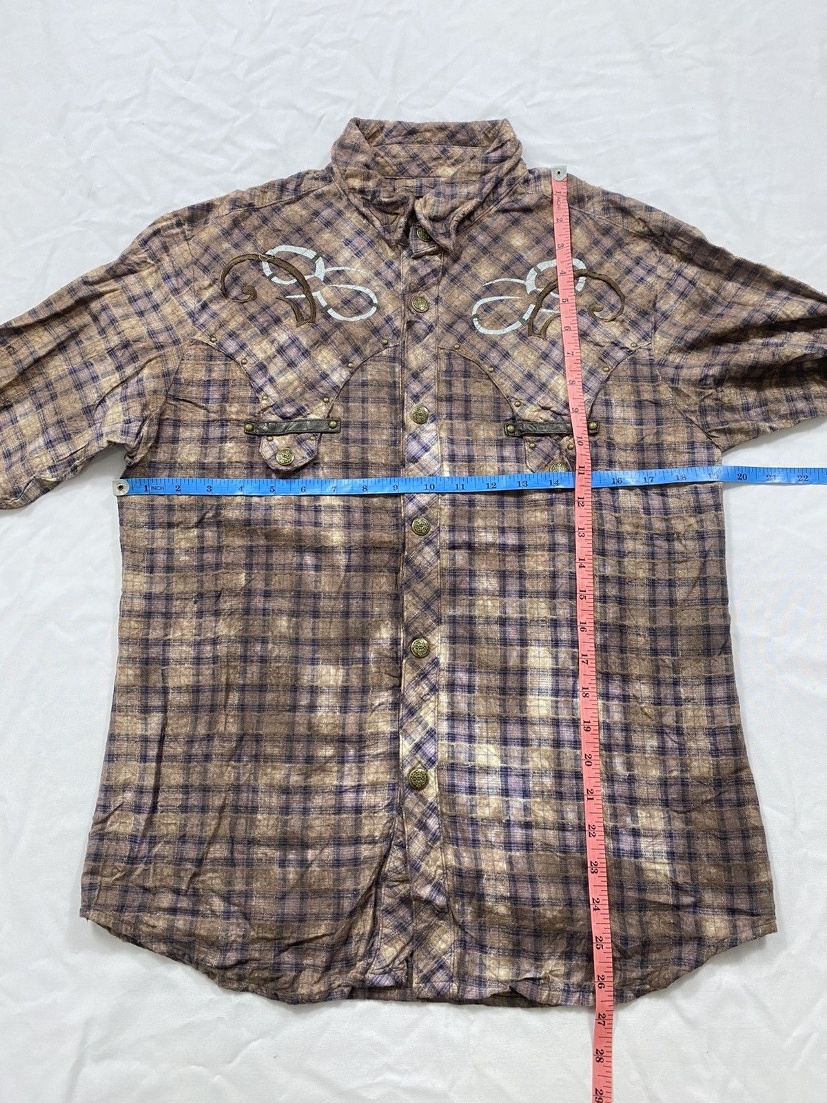 If Six Was Nine In the Attic Gothic punk button up shirt Size US M / EU 48-50 / 2 - 9 Thumbnail
