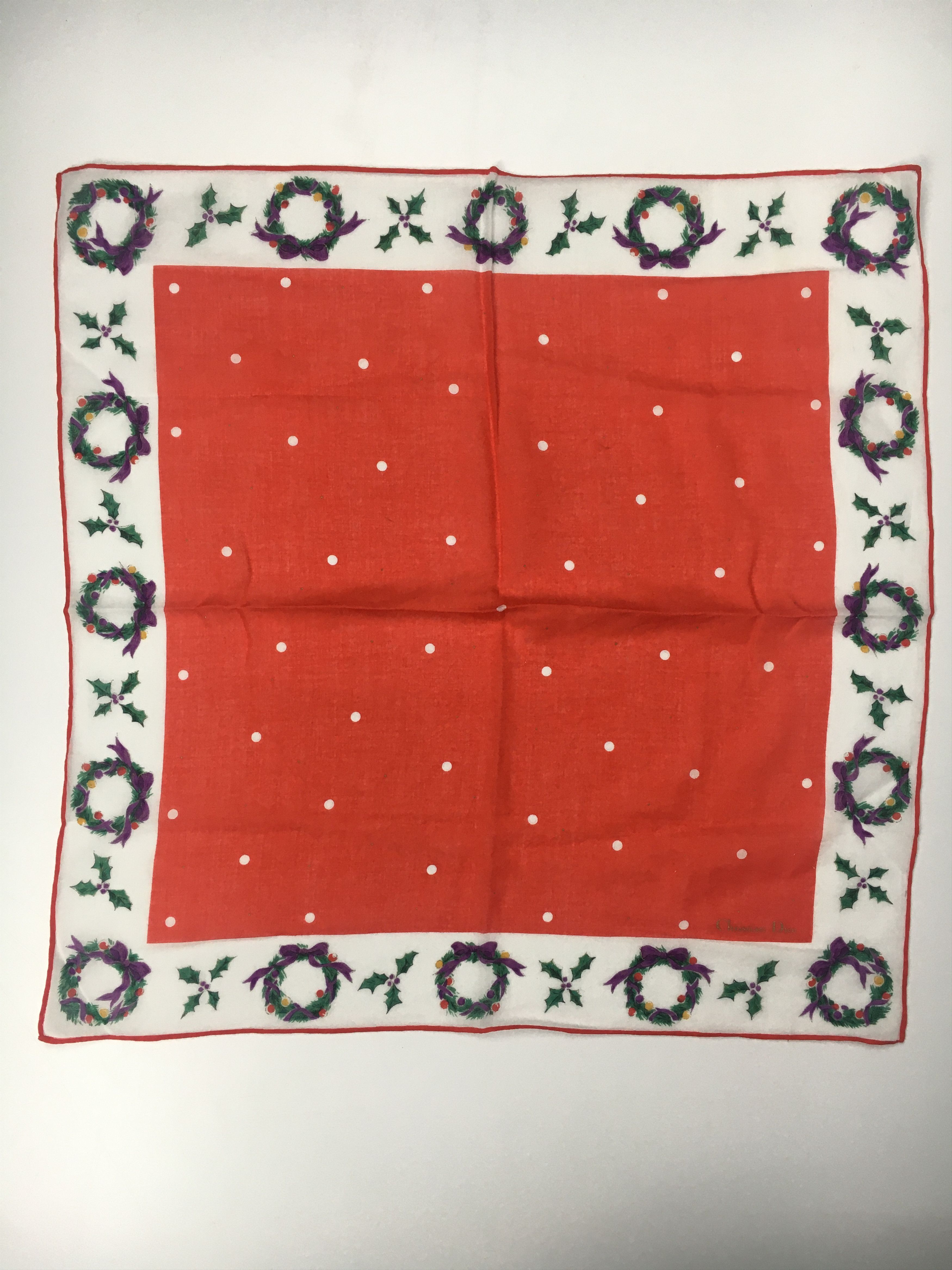 Christian Dior Monsieur Christian Dior Handkerchief Bandana Neckerchief - HKC0010 Size ONE SIZE - 3 Thumbnail