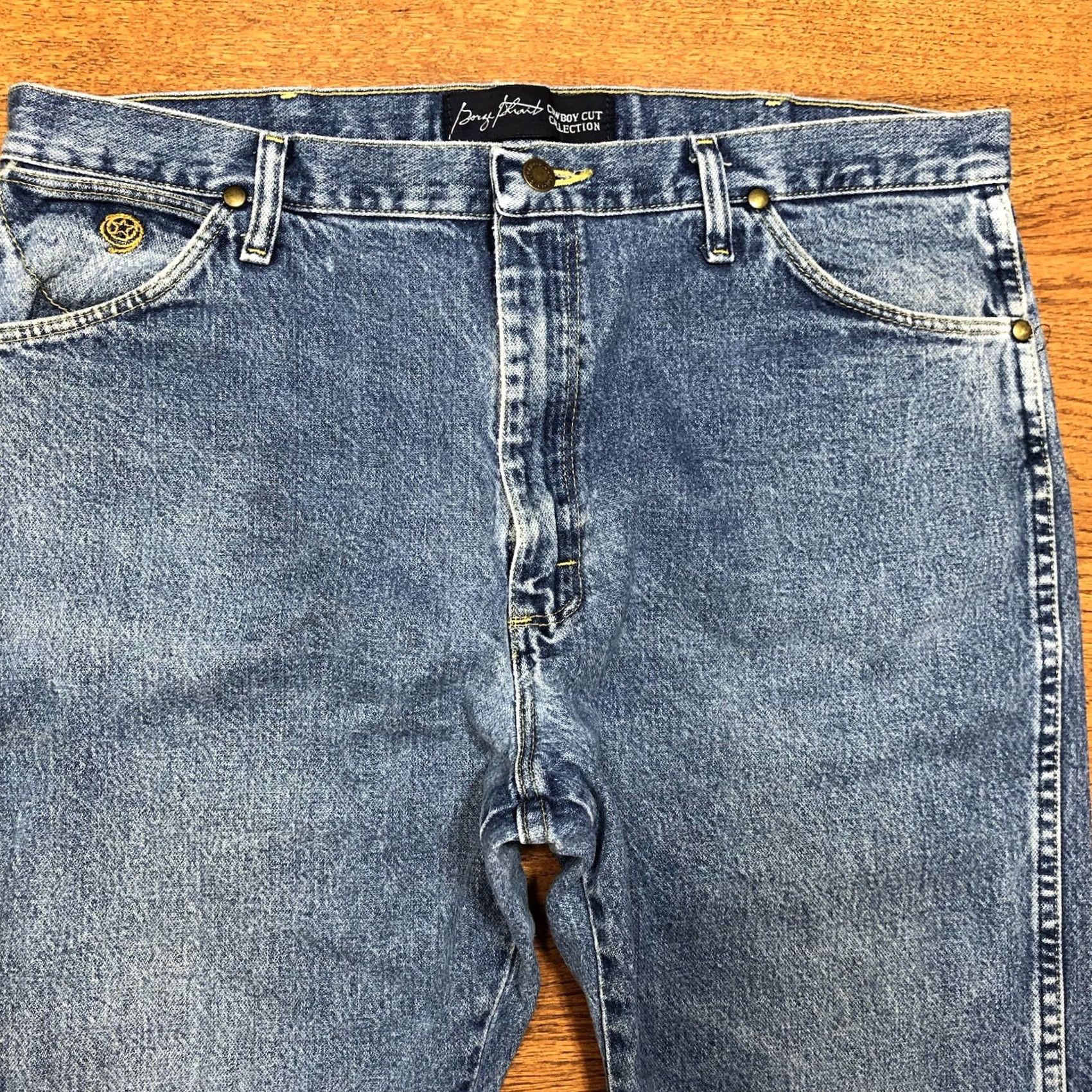 Wrangler VINTAGE Wrangler George Strait Jeans Mens 38x30 Blue Cowboy Cut Denim 90s Size US 38 / EU 54 - 4 Thumbnail