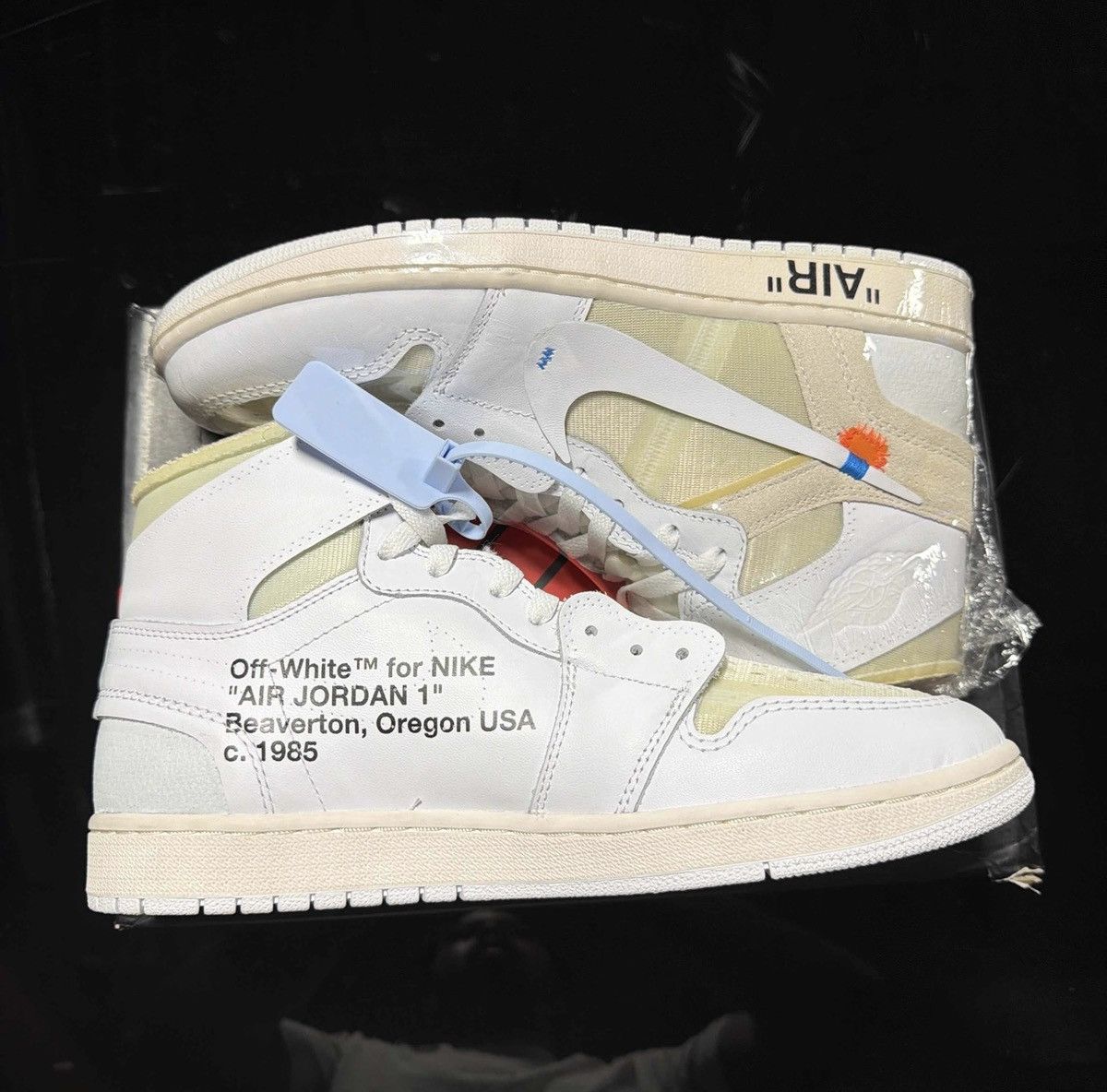 Jordan Brand × Off-White Jordan retro 1 off white Size US 10.5 / EU 43-44 - 3 Thumbnail