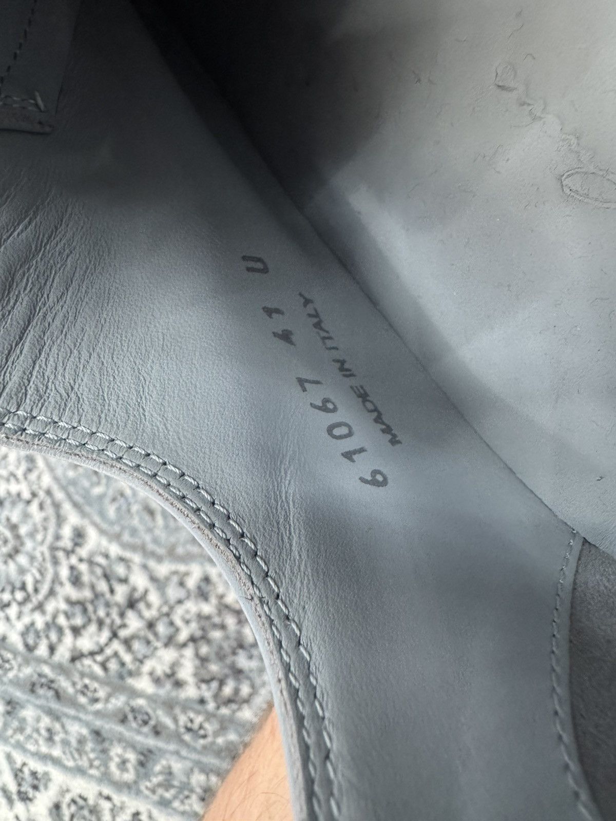 Rick Owens Rick Owens Porterville Jumbo Laced Low 'Pale Blue Milk' Size US 8 / EU 41 - 7 Thumbnail