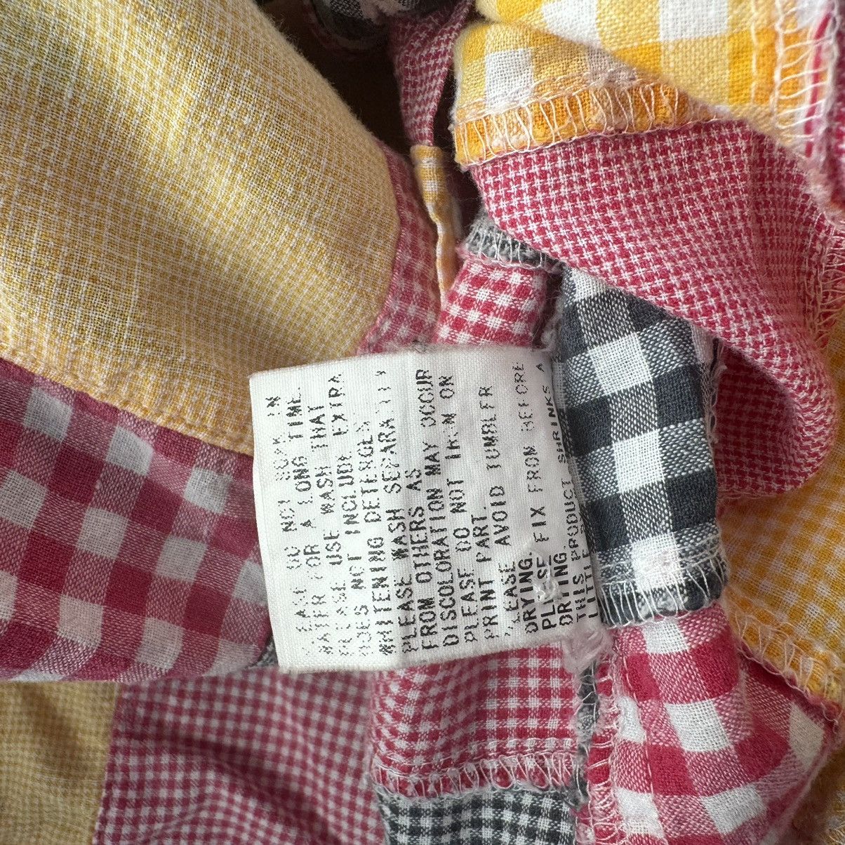 Bape OG Baby Milo Tiger Patchwork Checkered Button Up Shirt Size US M / EU 48-50 / 2 - 8 Thumbnail