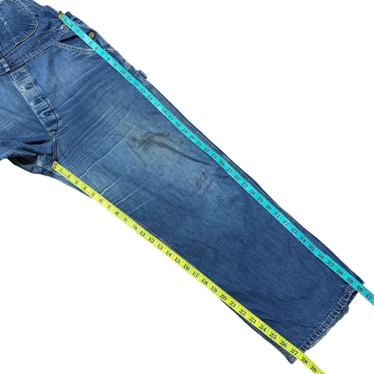 Lee Vintage 60s Lee Union Made Denim Overalls Size US 34 / EU 50 - 17 Thumbnail