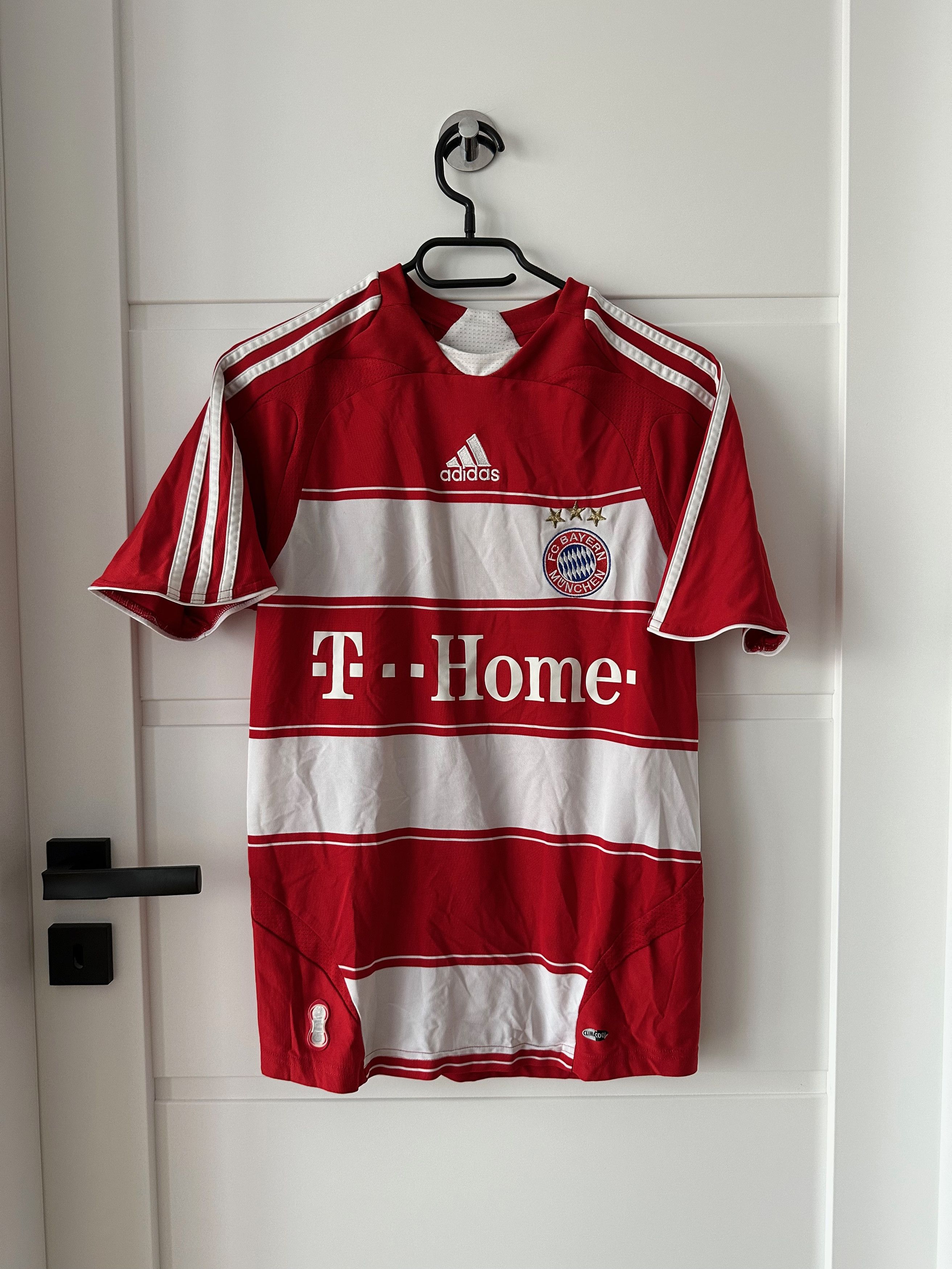 Adidas 2007 Adidas Bayern Munich Munchen # 7 RIBERY soccer jersey Size US S / EU 44-46 / 1 - 2 Thumbnail