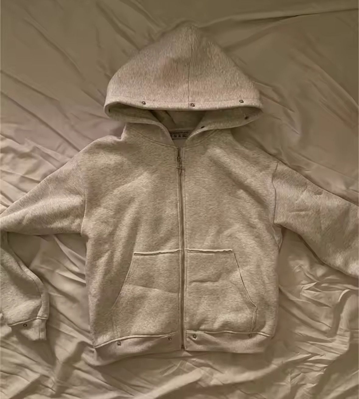 Other Fashion Punk Y2K Goth Grunge Removable Faux Fur Hoodies Size US M / EU 48-50 / 2 - 3 Thumbnail