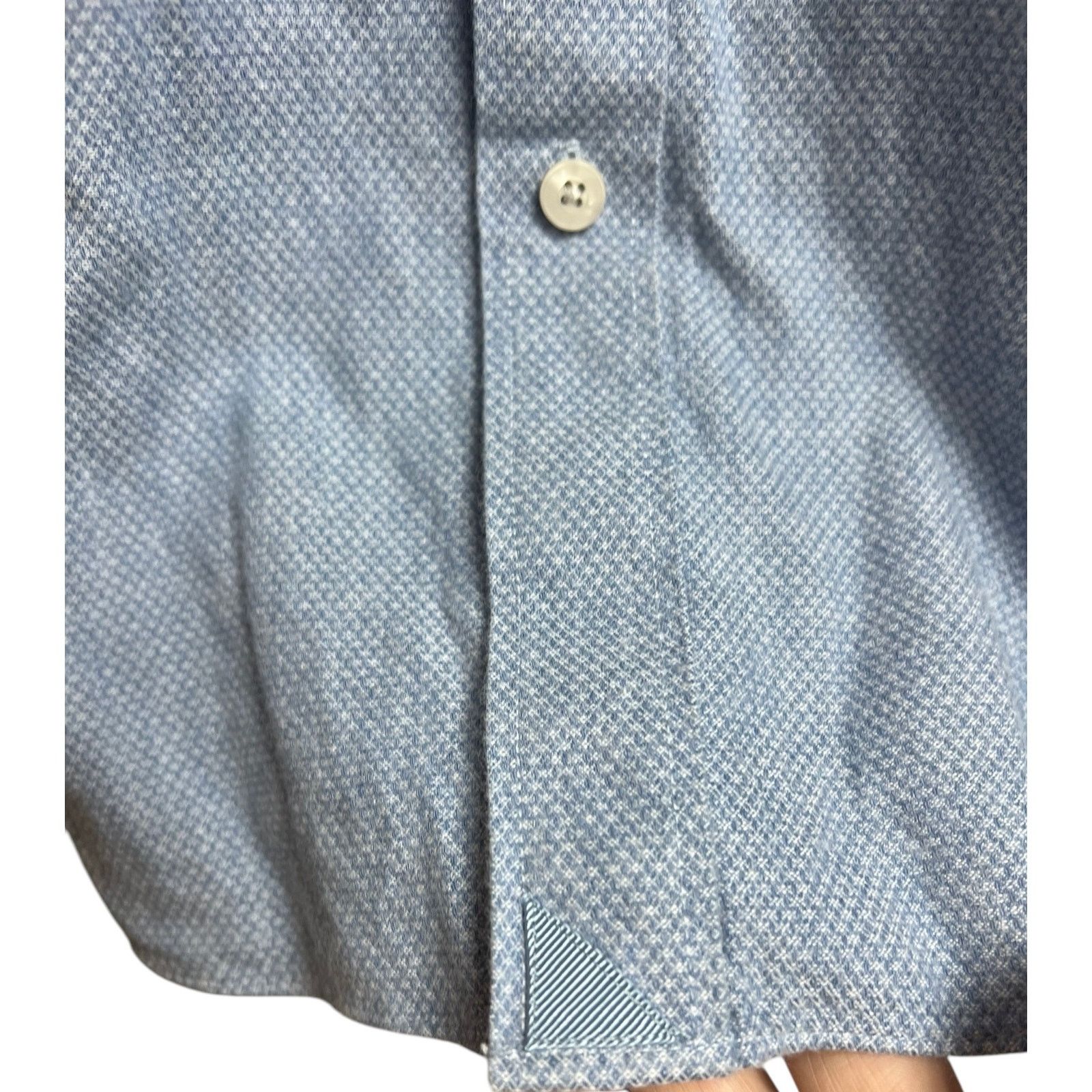 UNTUCKit UNTUCKit Priam Shirt Size XXXL Blue Textured Button Down Size US XXL / EU 58 / 5 - 5 Thumbnail