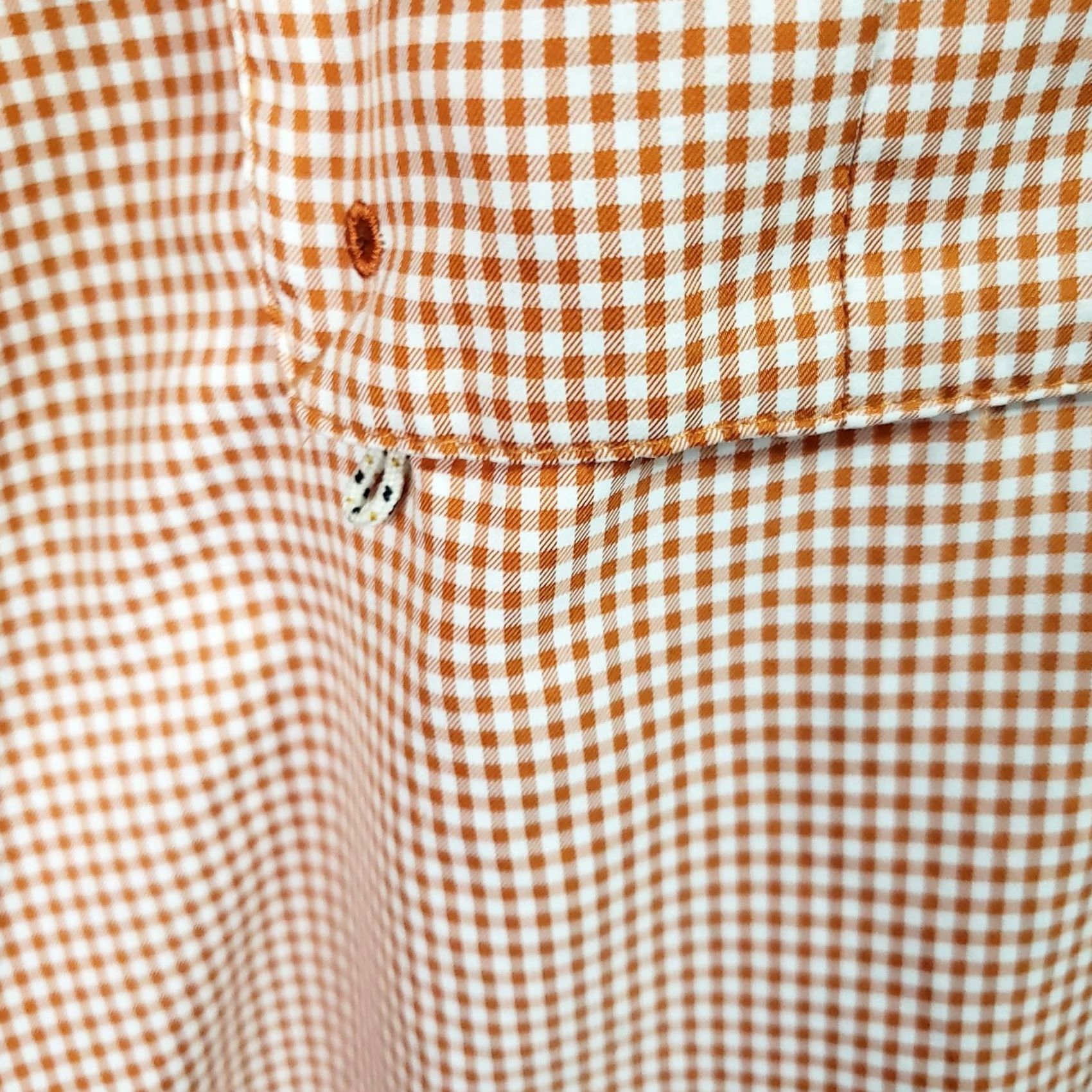 Vintage Magellan Outdoors Shirt Men’s 2XL Orange Plaid Fish Gear Angler Fit Mag Wick SS Size US XXL / EU 58 / 5 - 6 Thumbnail