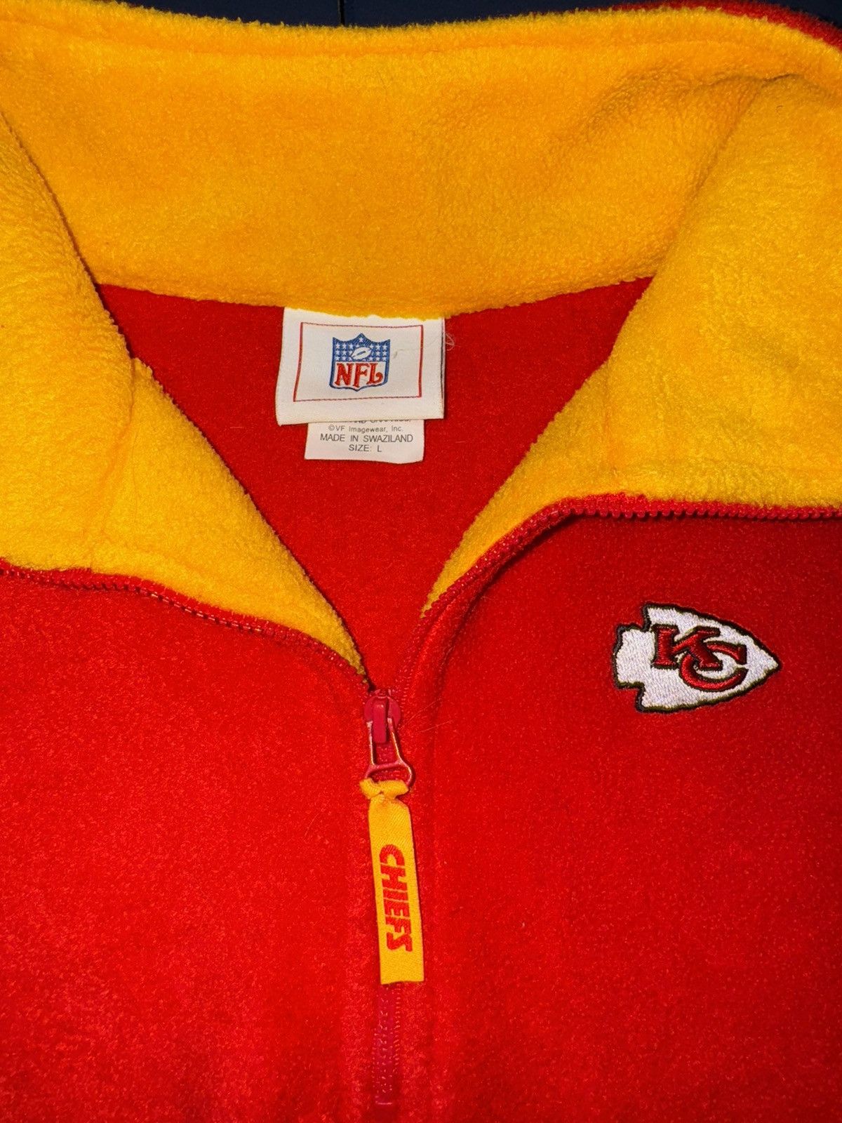 NFL × Vintage Vintage NFL Apparel Kansas City Chiefs Quarter Zip Pullover Size US L / EU 52-54 / 3 - 2 Thumbnail