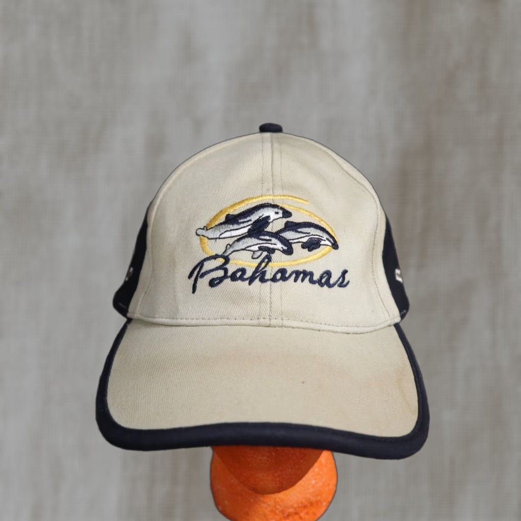 Vintage Hometown Hat Bahamas 3D Embroidered Baseball Cap Tan Adult Adjustable Strapback Hat Mens Cap Size ONE SIZE - 1 Thumbnail